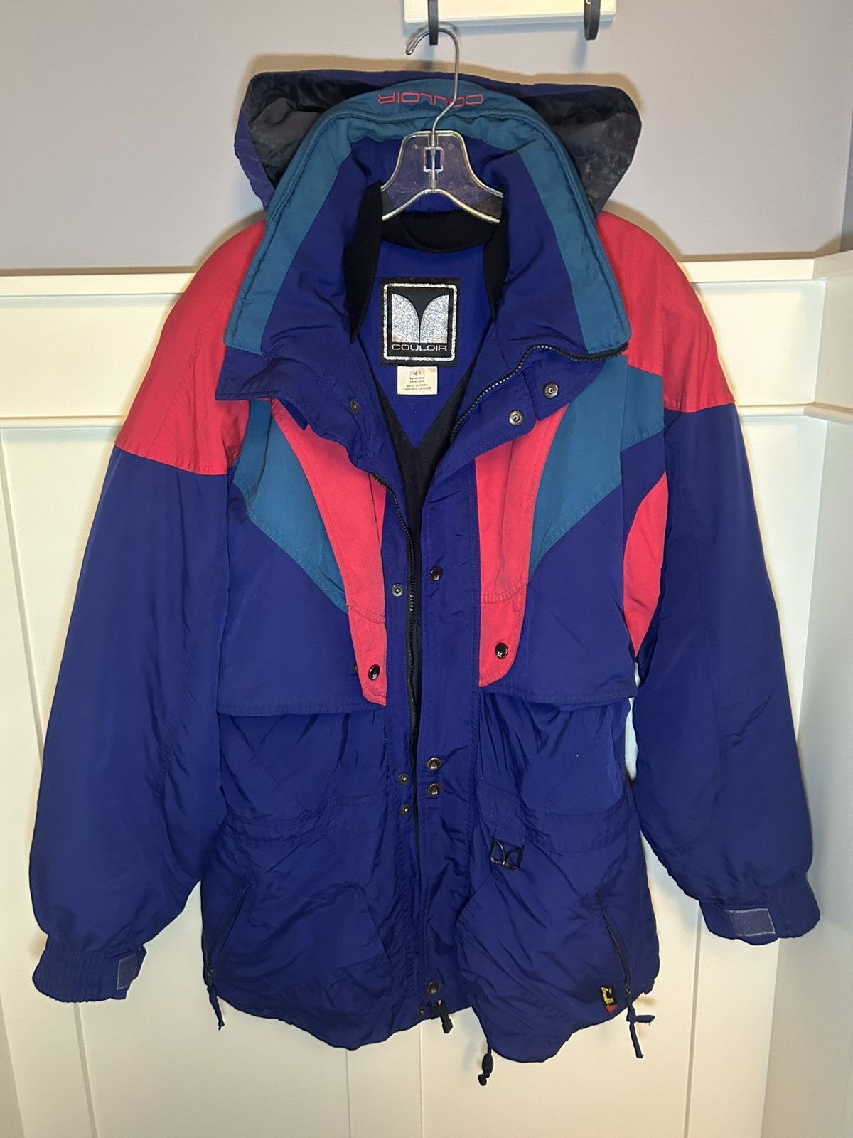 Designer × Vintage Vintage 90’s Couloir multi colour ski jacket Size US XL / EU 56 / 4 - 1 Thumbnail