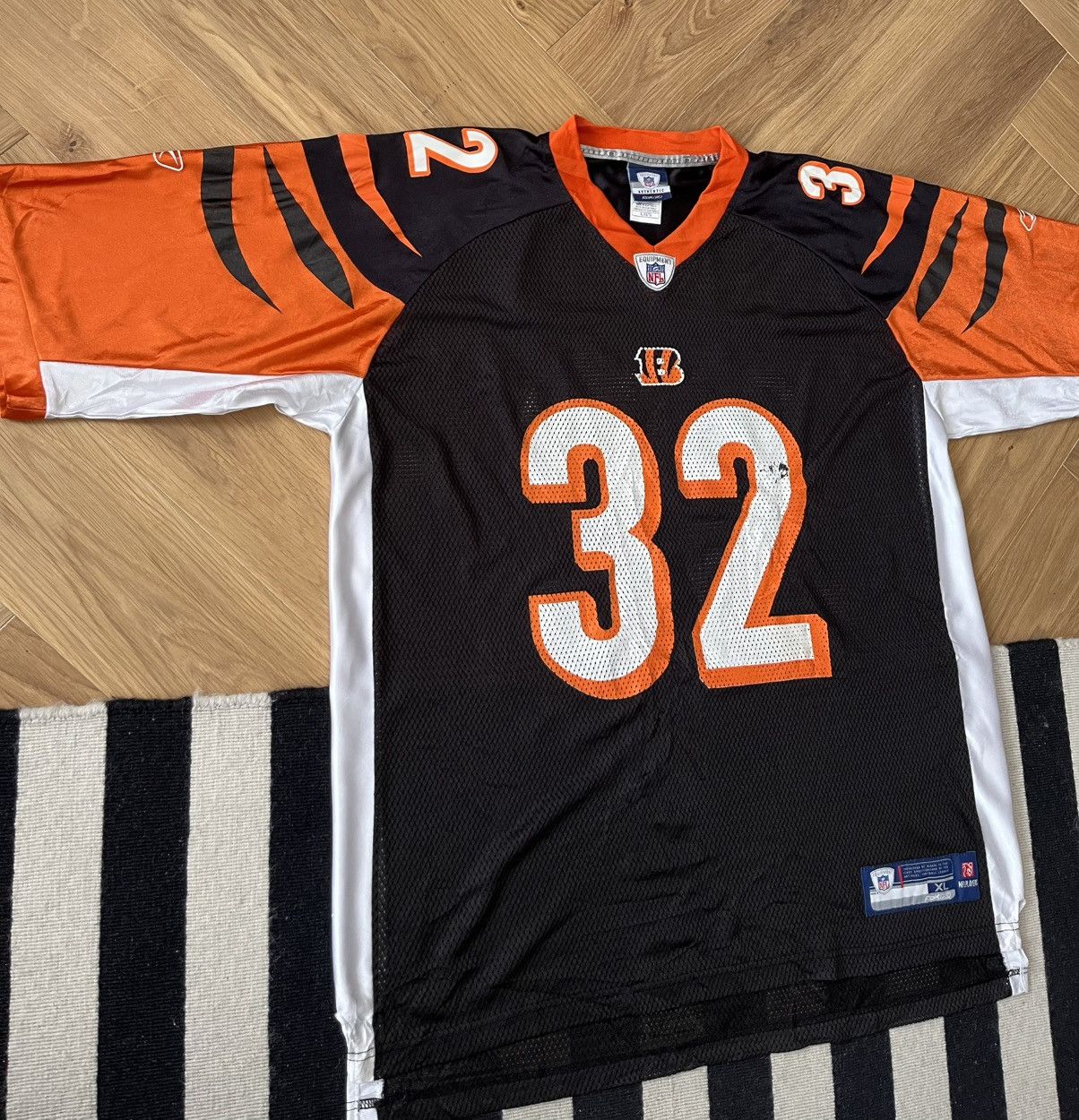 Reebok Vintage Cedric Benson Cincinnati Bengals #32 Reebok Jersey Size US XL / EU 56 / 4 - 2 Thumbnail