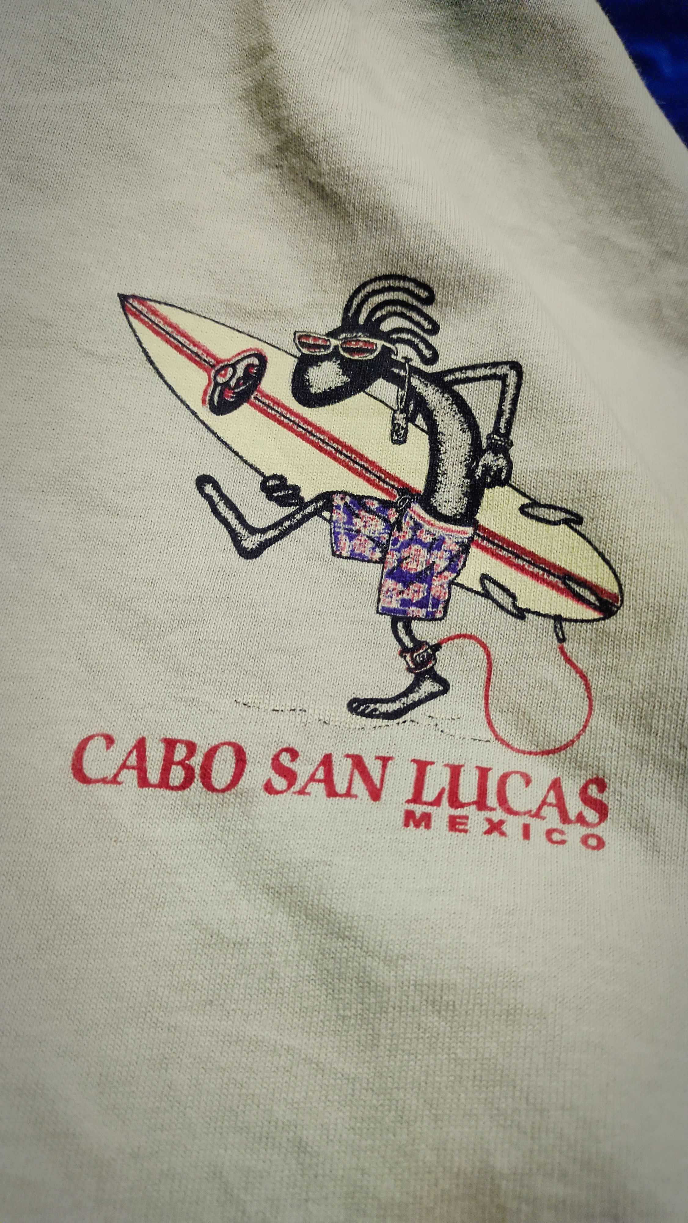 Vintage Vtg Cabo Loco Surf Tshirts Size US L / EU 52-54 / 3 - 3 Thumbnail