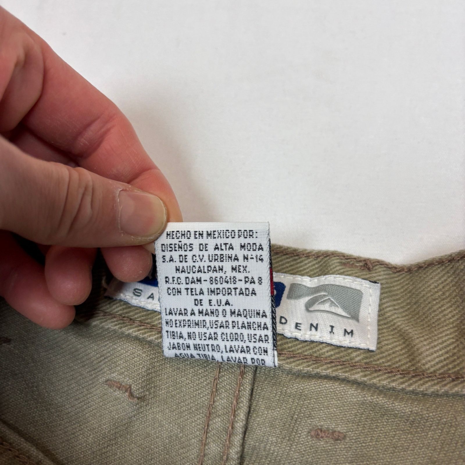 Quiksilver × Vintage VTG Quiksilver Salt Water Denim Jeans 34x26 Baggy Skater Size US 34 / EU 50 - 6 Thumbnail