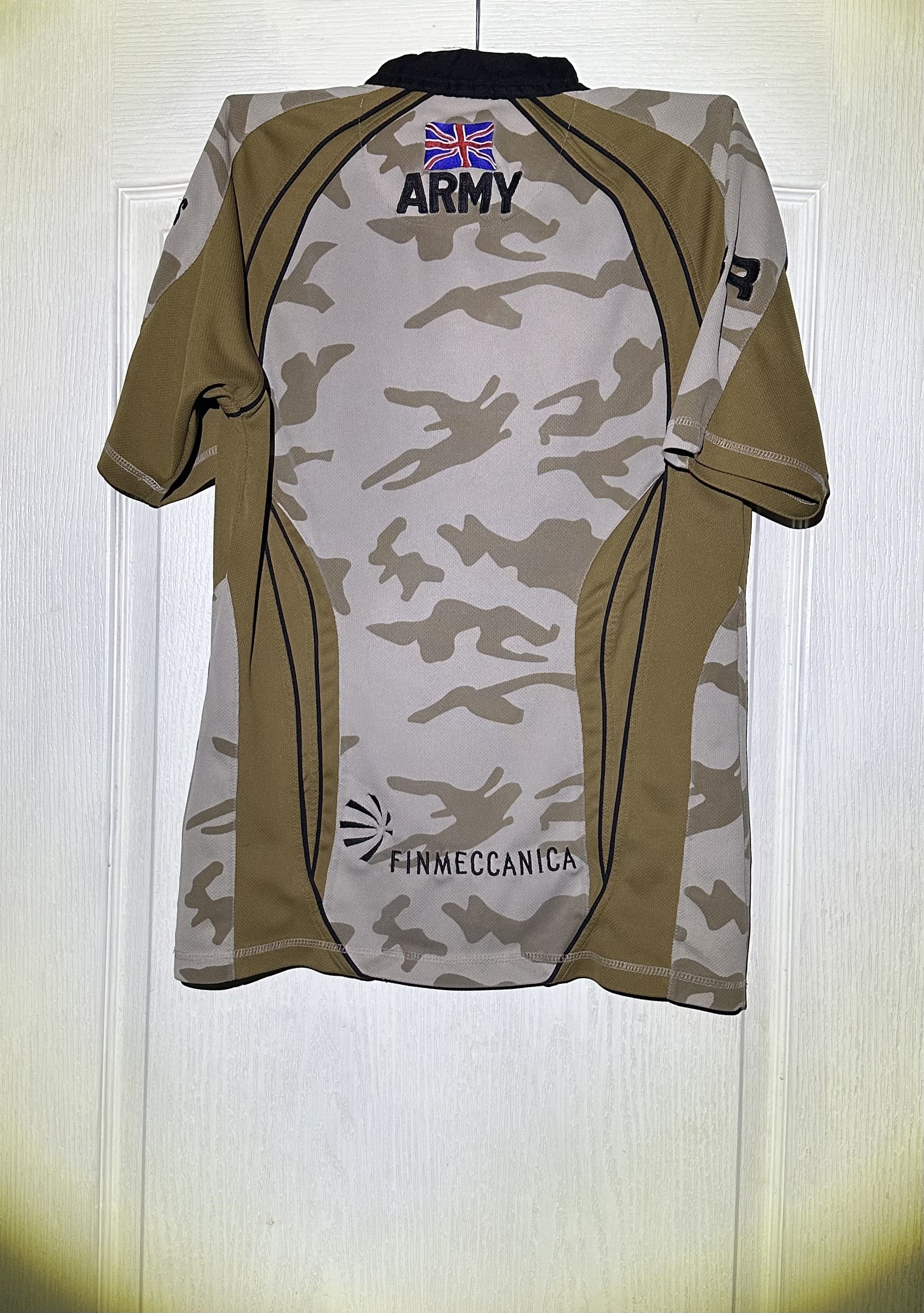 Vintage Kooga British Army Camouflage Short Sleeve Rugby Size US L / EU 52-54 / 3 - 6 Thumbnail