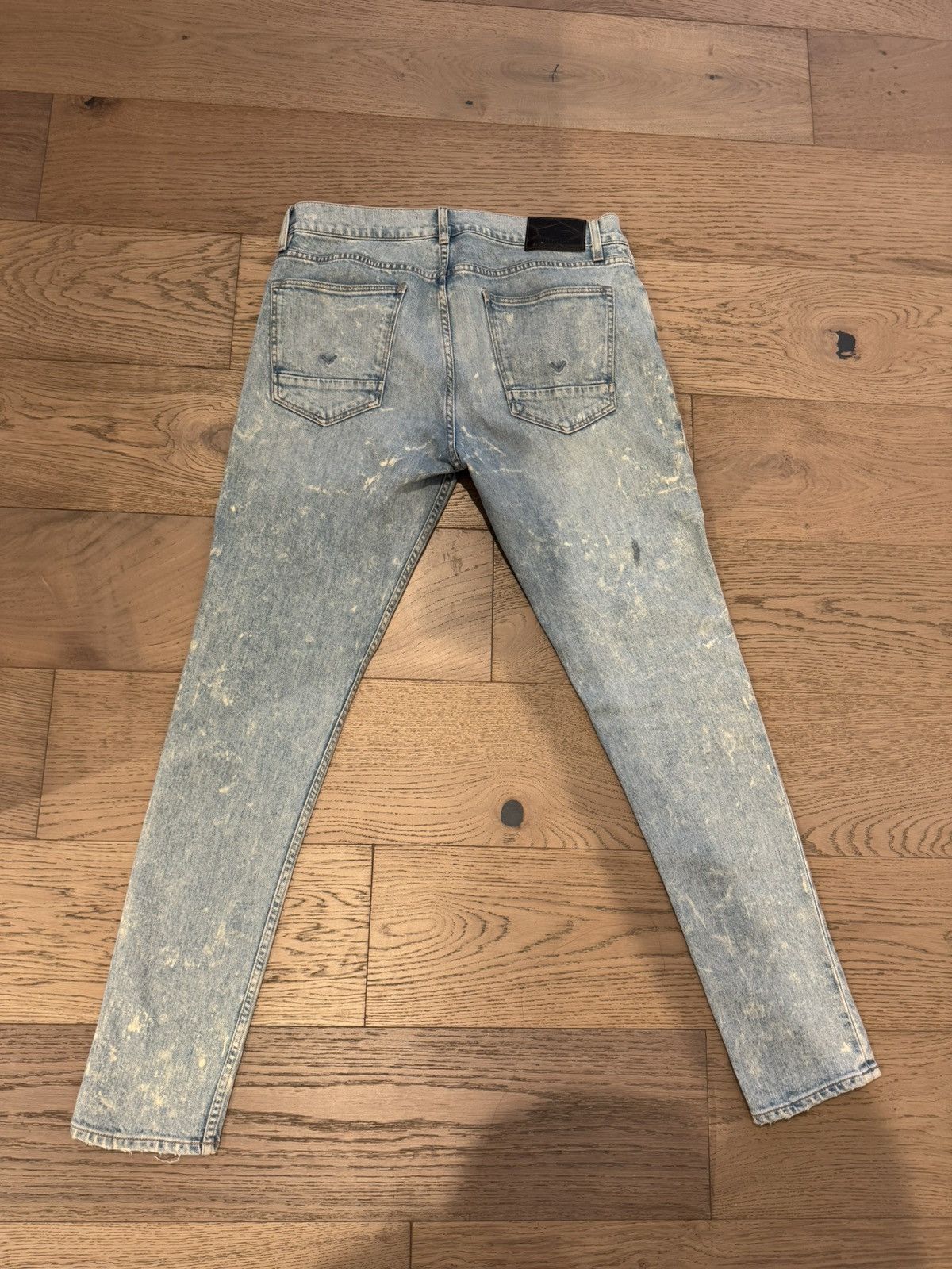 Hudson HUDSON AXL Skinny Fit Acid Wash Jeans – Size 33 Size US 33 - 2 Thumbnail