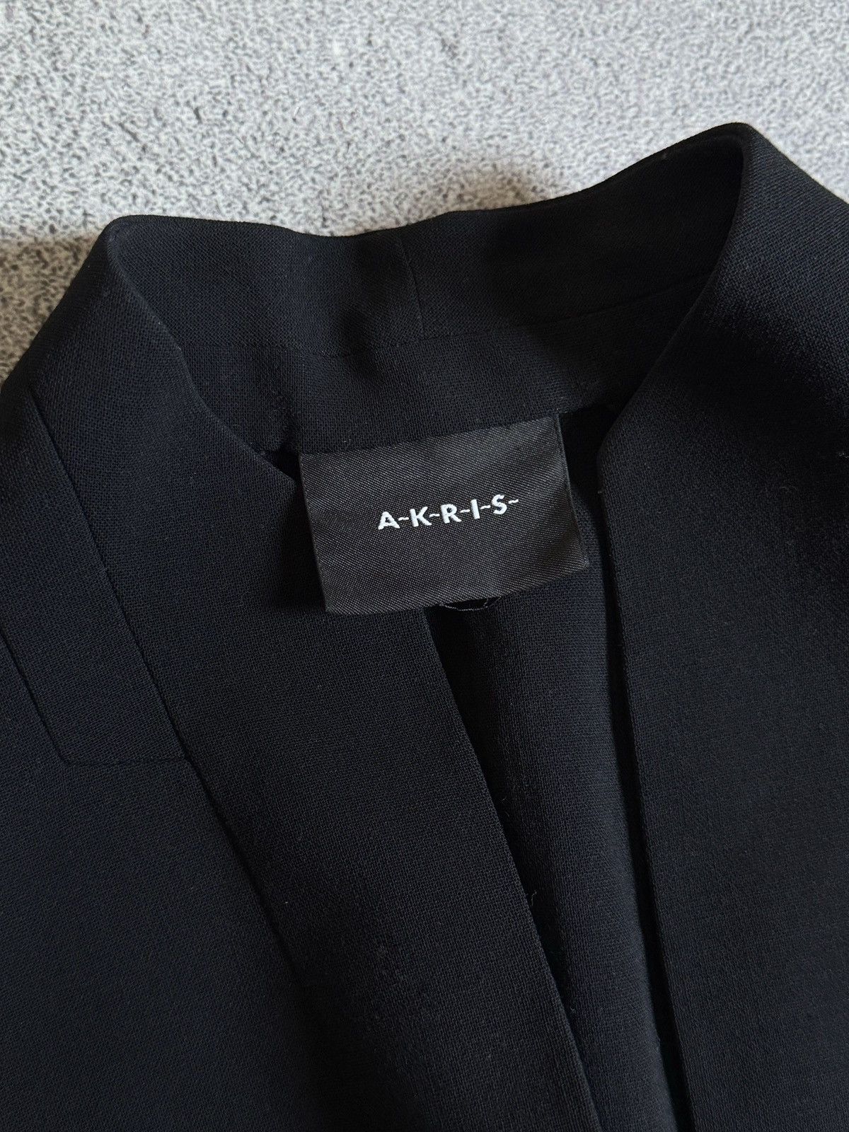 Akris Akris Punto 100% Wool Single Button Blazer Black Size US 12 Size L / US 10 / IT 46 - 4 Thumbnail