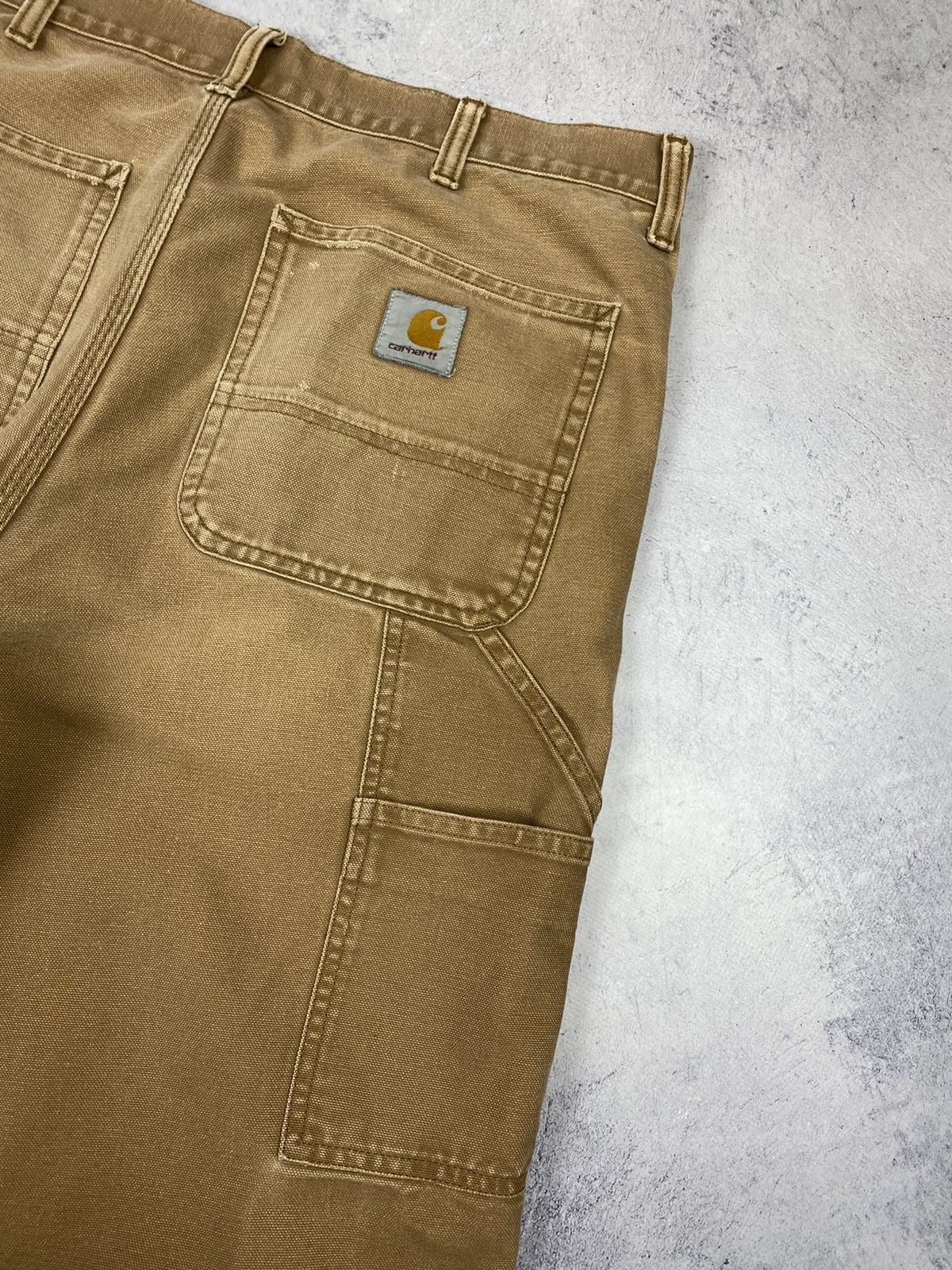 Carhartt Wip × Vintage Vintage Carhartt Single Knee Distressed Denim Work Pants Size US 34 / EU 50 - 6 Thumbnail