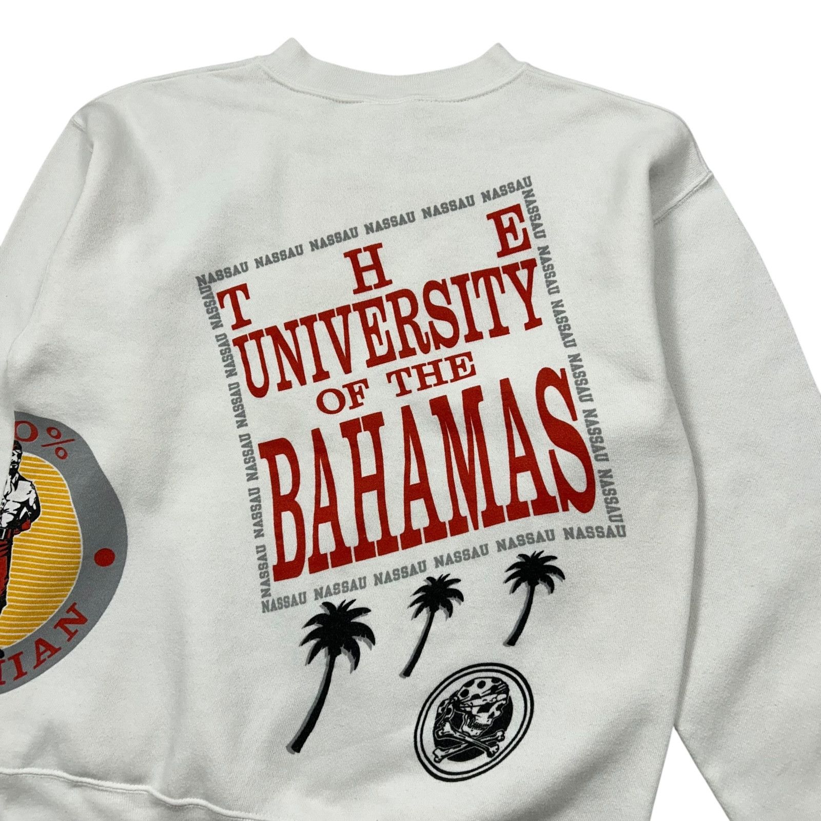 Vintage UNIVERSITY OF THE BAHAMAS NASSAU CARIBBEAN SWEATSHIRT AOP Size US M / EU 48-50 / 2 - 5 Thumbnail