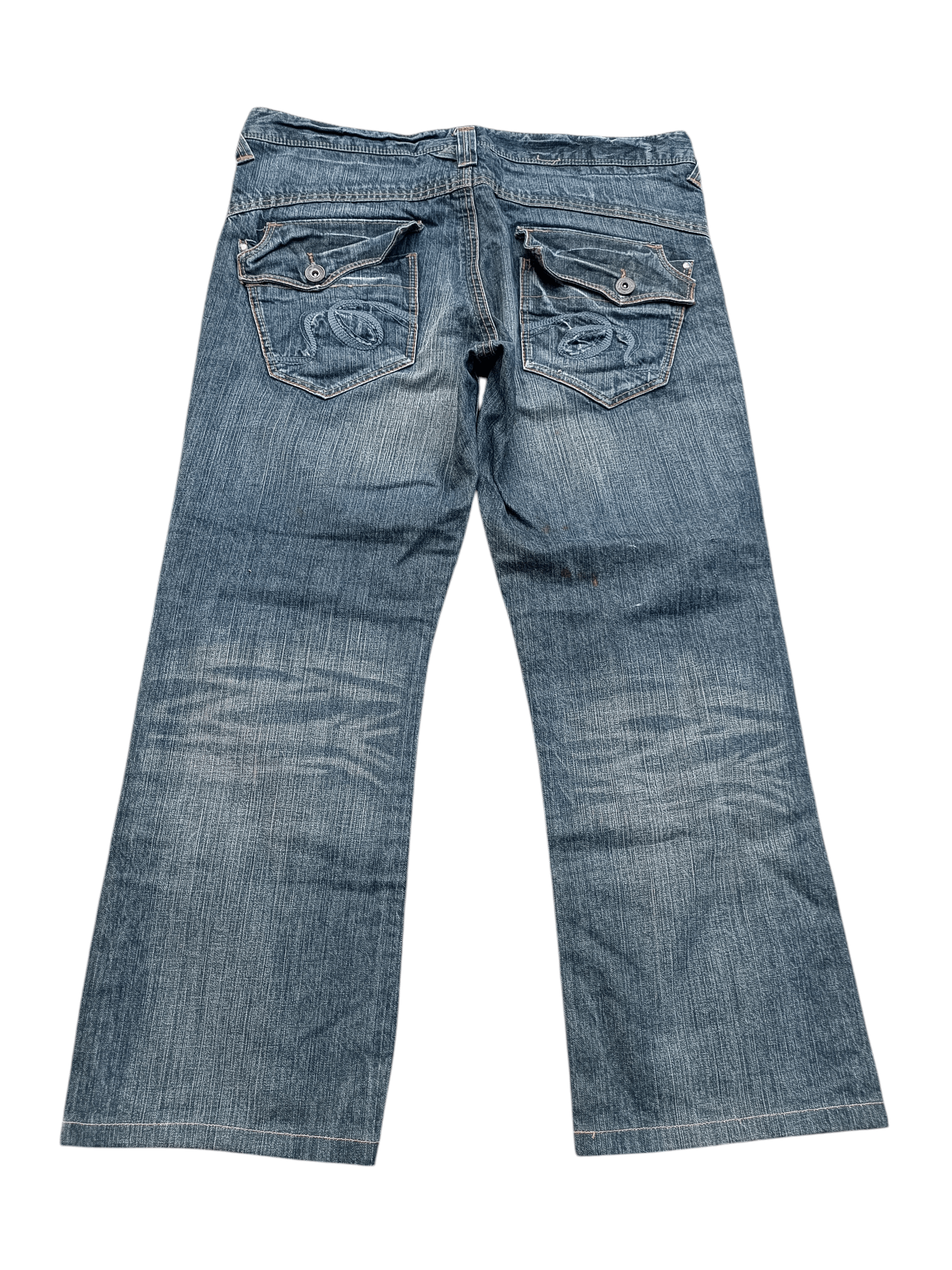 Japanese Brand Japanese Brand Rush Hour Whiskers Faded Jeans Size US 38 / EU 54 - 10 Thumbnail