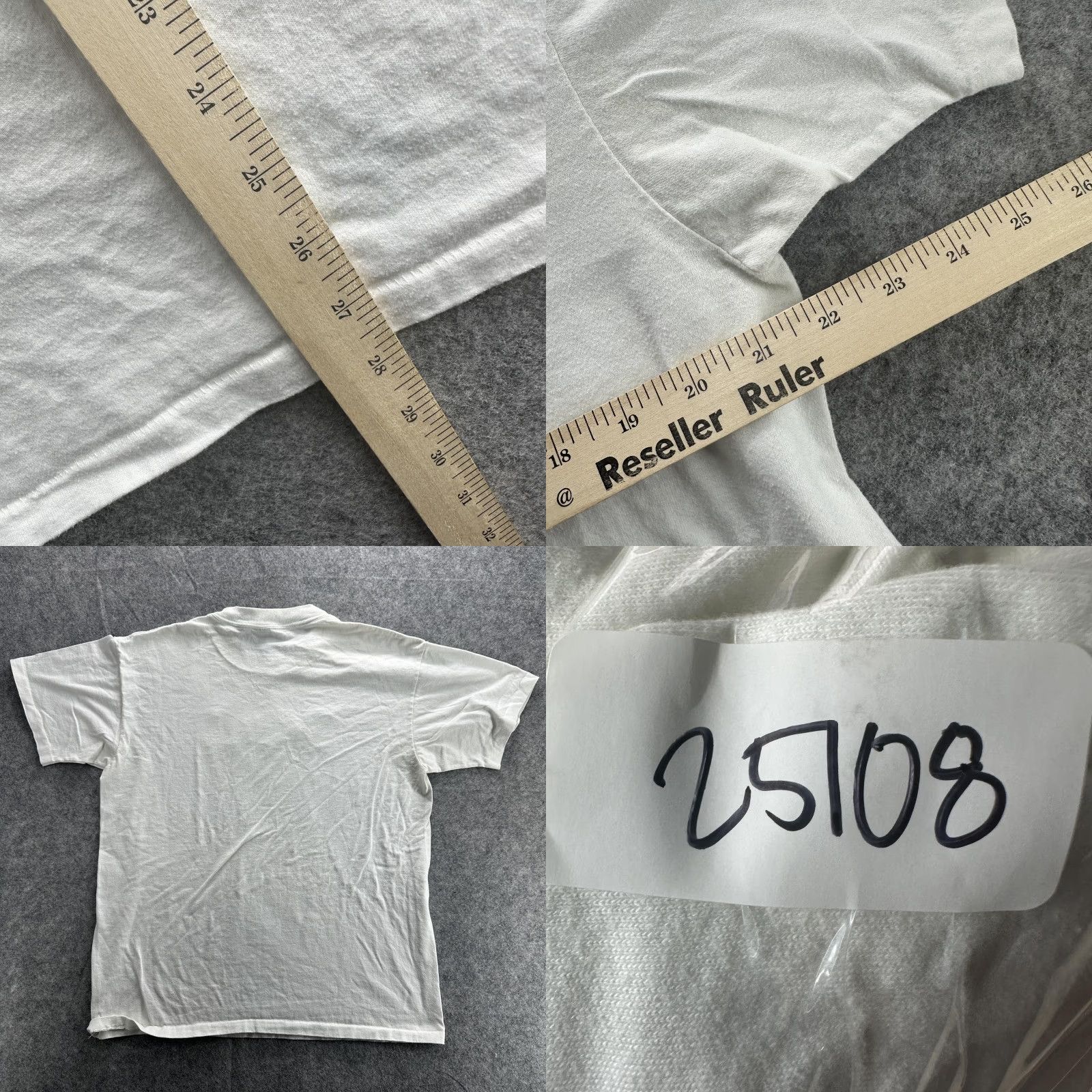 Vintage VINTAGE USA Shirt Mens Large White American Flag Embroidered Patriotic Tee 90s Size US L / EU 52-54 / 3 - 9 Thumbnail
