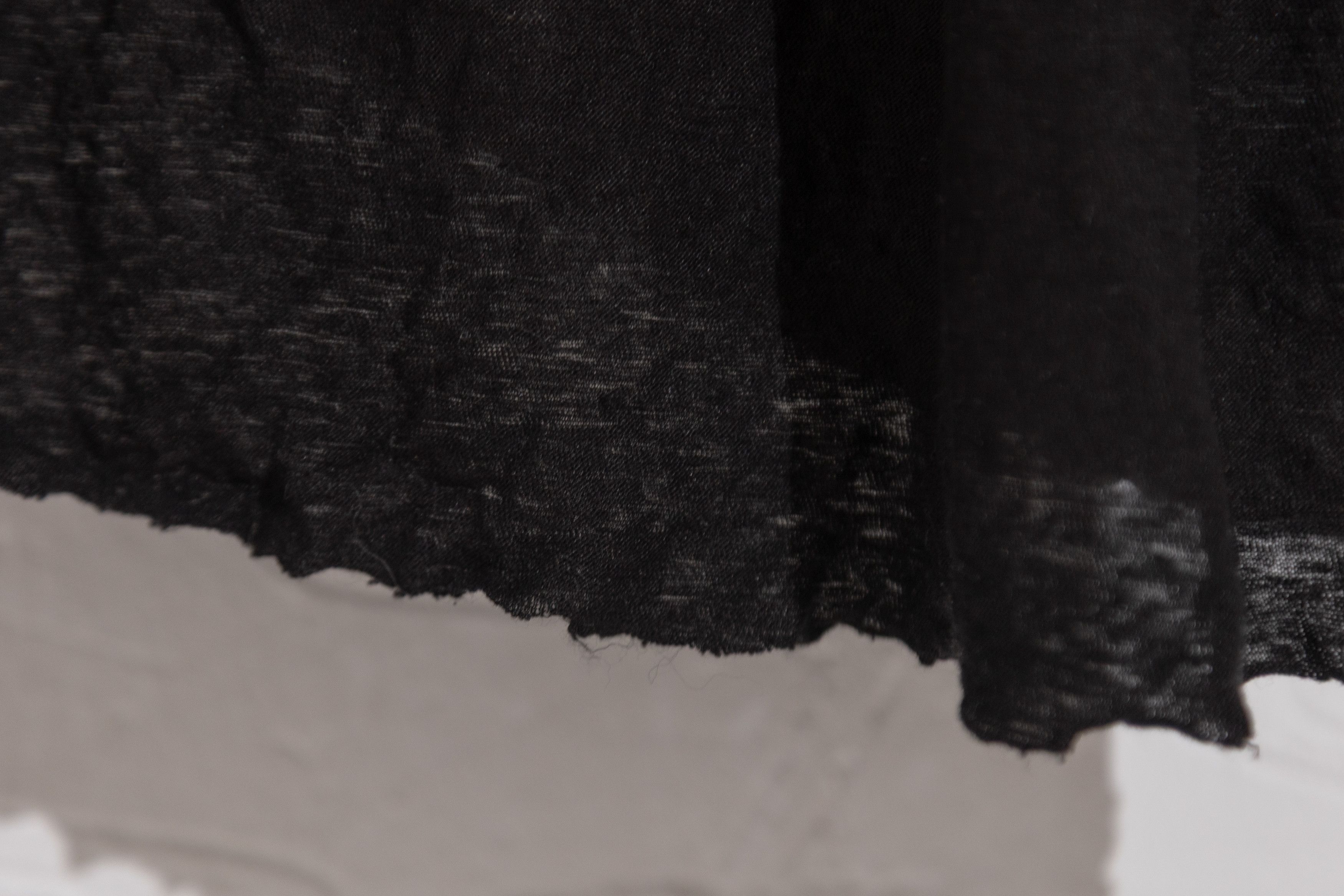 Boris Bidjan Saberi Sheer Asymmetric Long T-Shirt Size US S / EU 44-46 / 1 - 8 Thumbnail