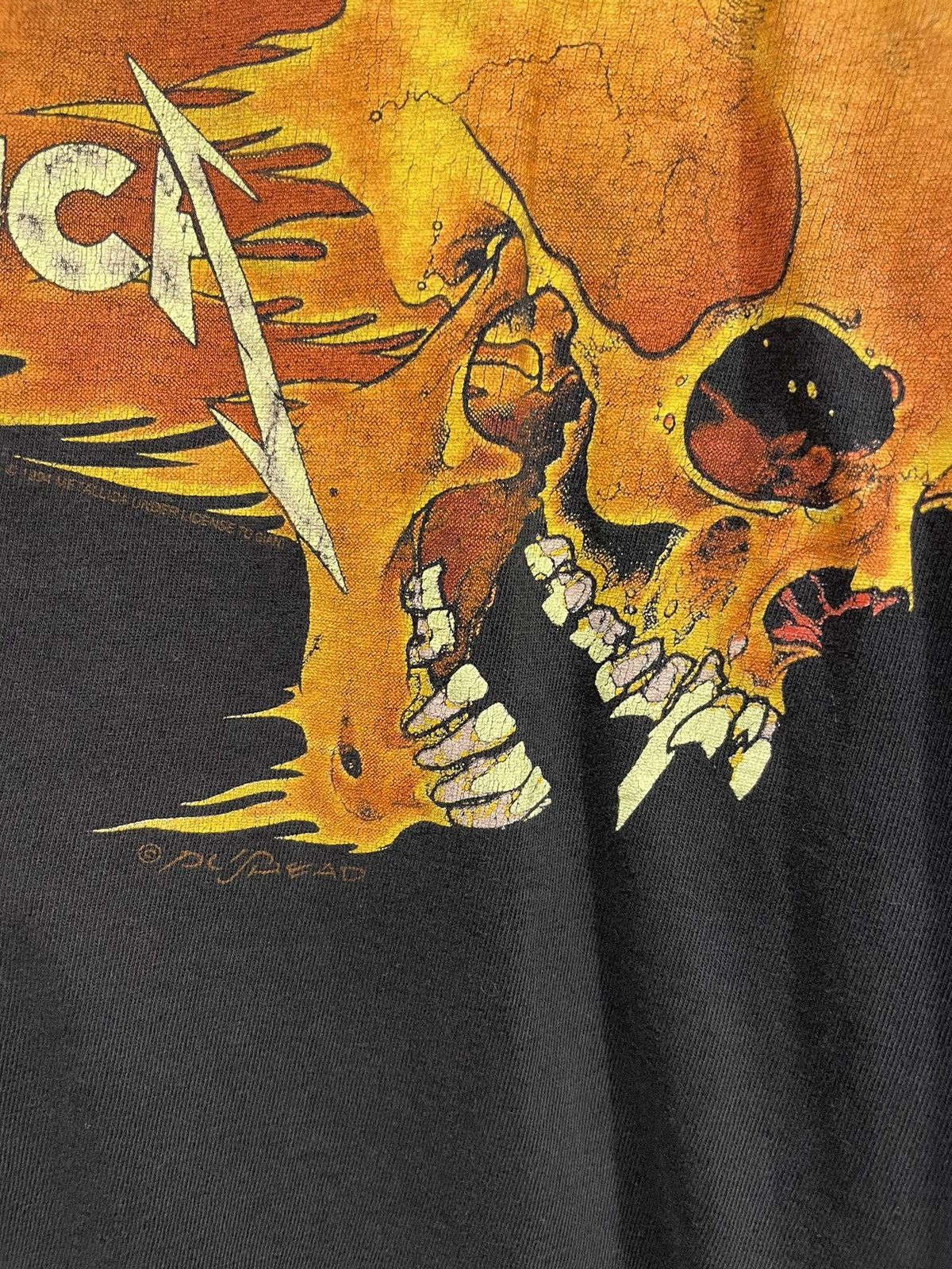 Band Tees Vintage 1990s Metallica Pushead Sun Size US XL / EU 56 / 4 - 8 Thumbnail
