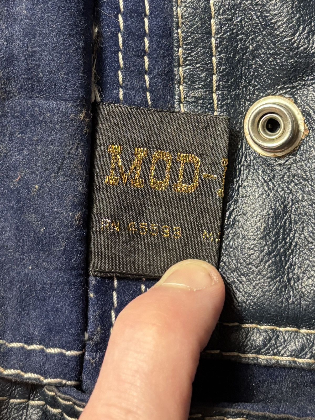 Vintage True Vintage Ricky Jacket Reversible Crop Two Tone Trucker Size US XS / EU 42 / 0 - 10 Thumbnail