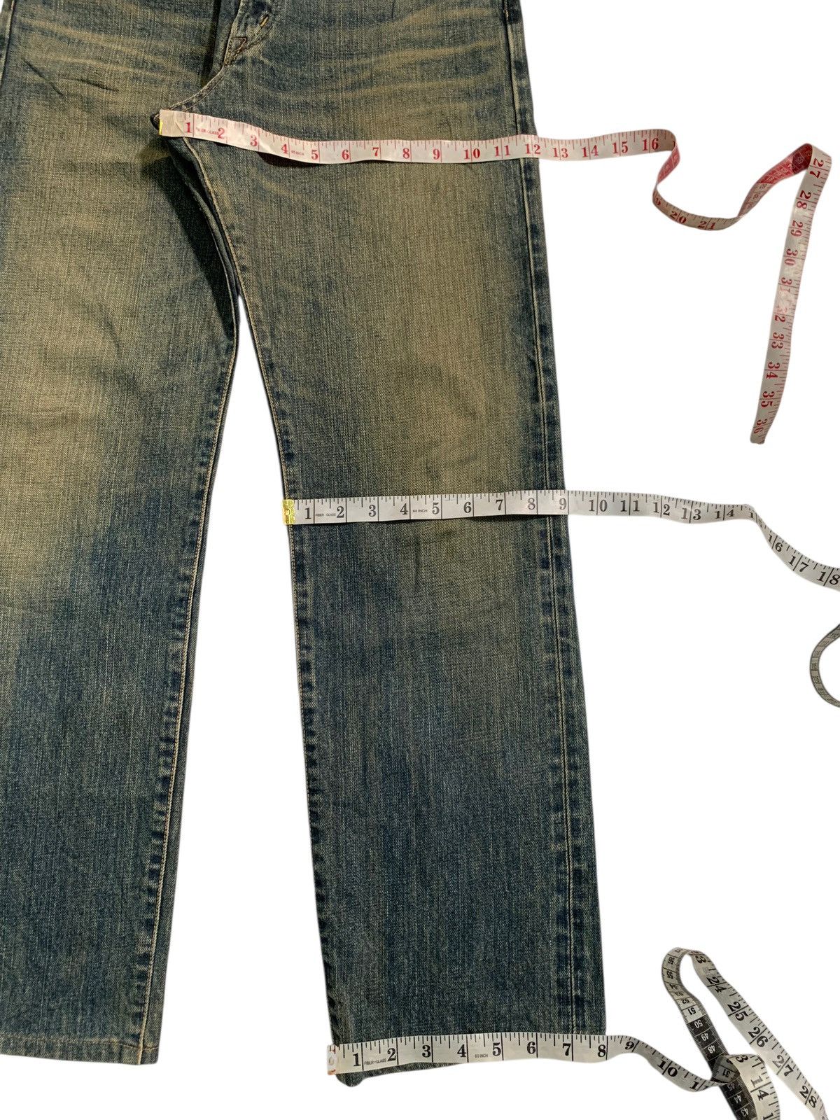 Kapital VINTAGE EDWIN 505XX SELVEDGE FADED&RUSTY JAPANESE DENIM Size US 29 - 16 Thumbnail