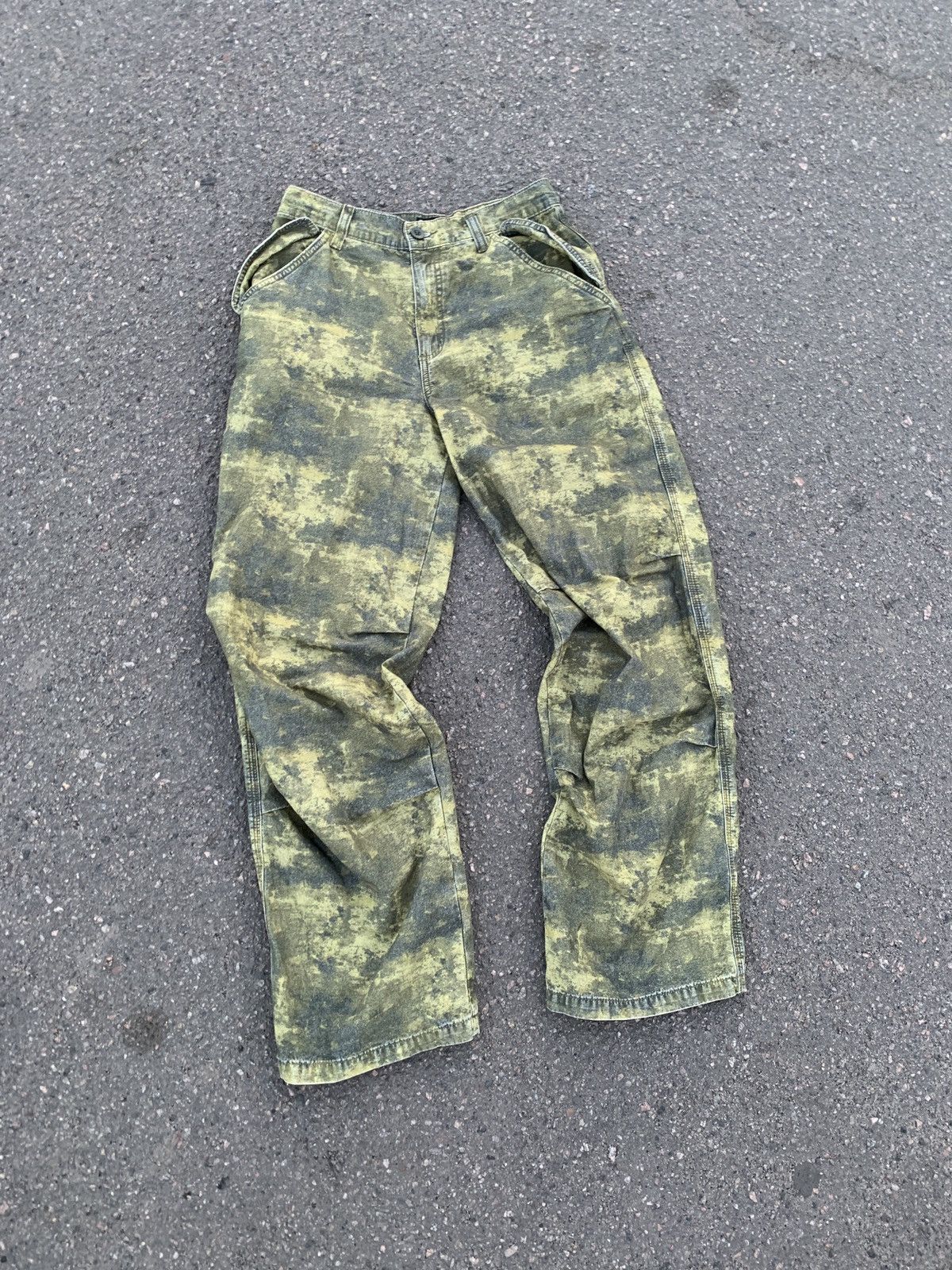 Vintage Avantgarde Camouflaged Military Cargo Pants Size US 30 / EU 46 - 1 Thumbnail