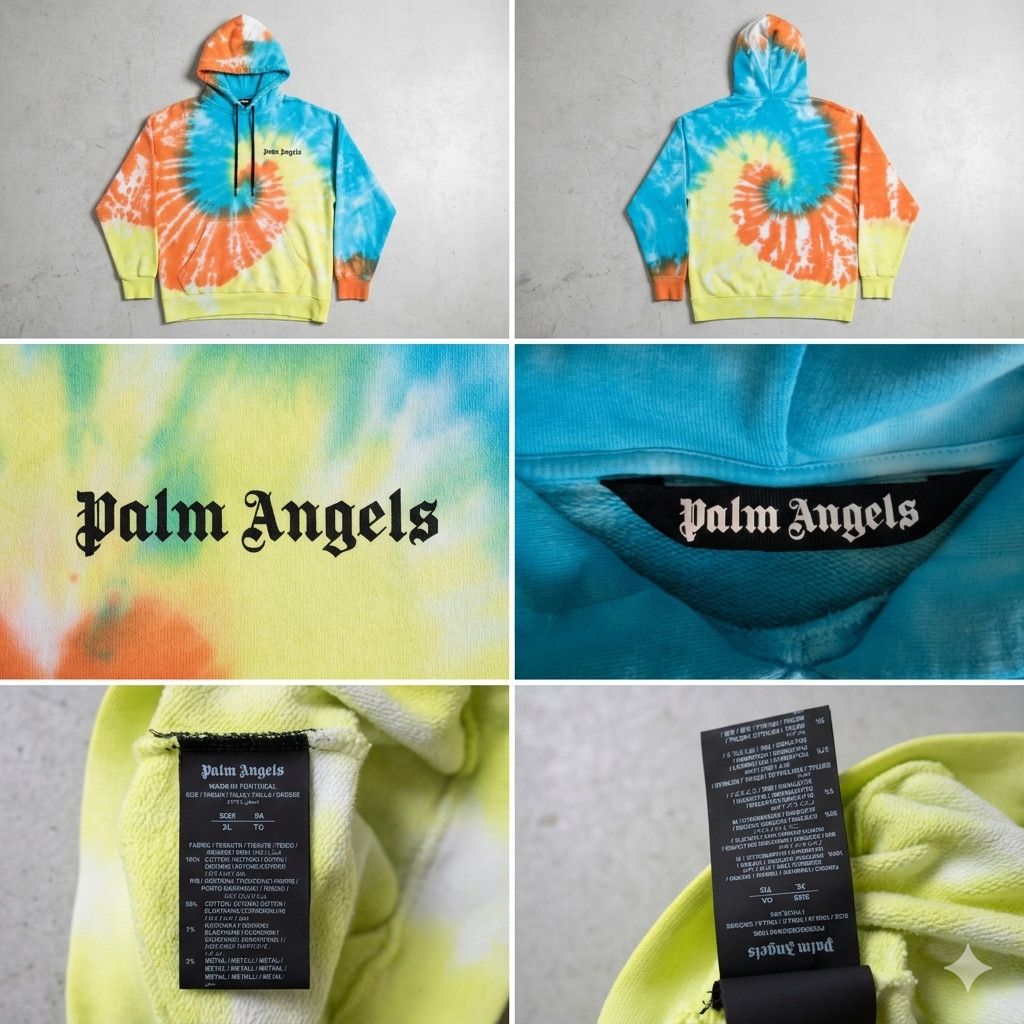 Palm Angels ​Palm Angels Spiral Tie-Dye Oversized Hoodie Size US XL / EU 56 / 4 - 1 Preview