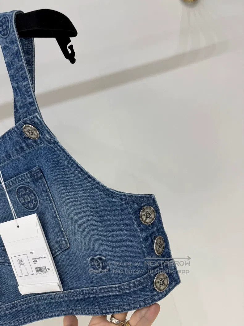 Chanel Chanel Camelia denim vest Size XS / US 0-2 / IT 36-38 - 3 Thumbnail