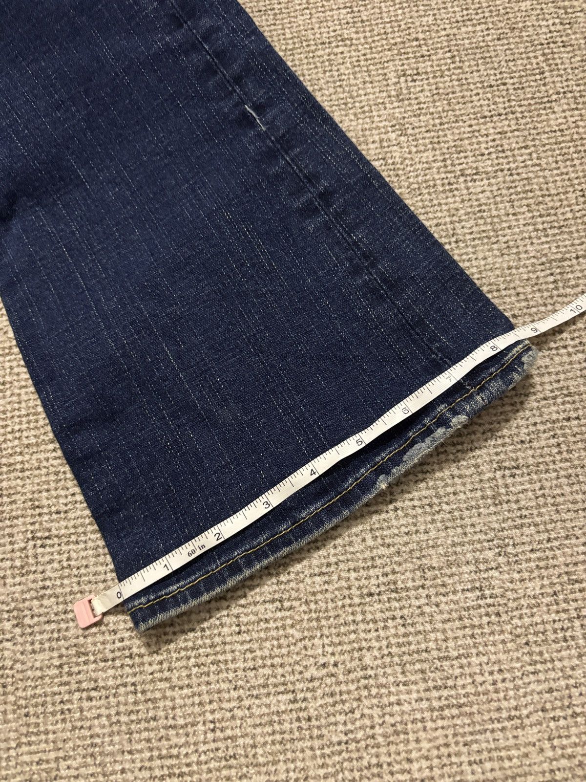 True Religion Y2K Distressed True Religion Flare Bootcut Denim Jeans Size 31" - 16 Thumbnail