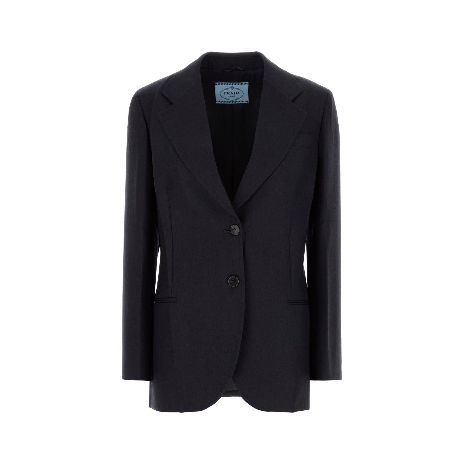 Prada PRADA Dark Blue Wool Blazer New & Authentic (Women's size:IT Size M / US 6-8 / IT 42-44 - 1 Thumbnail