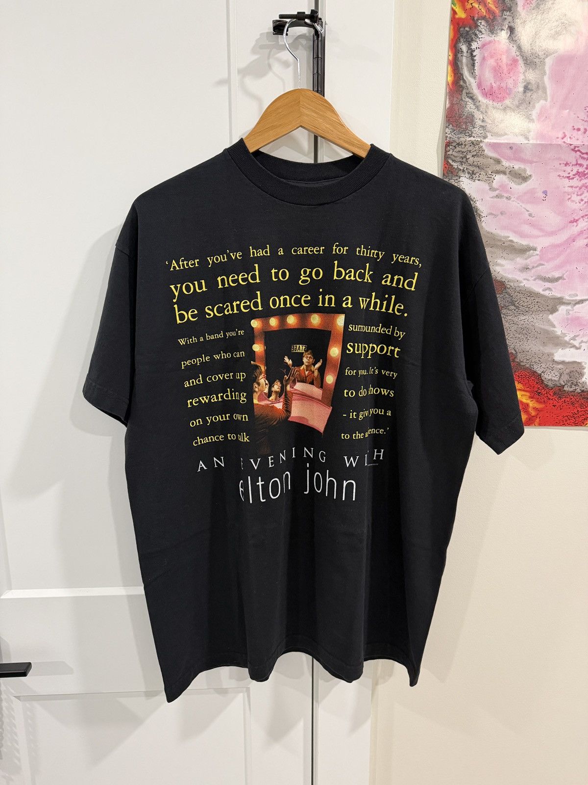 707 Vintage 1999/2000 An Evening With Elton John Tour Band Tee Size US XL / EU 56 / 4 - 1 Thumbnail