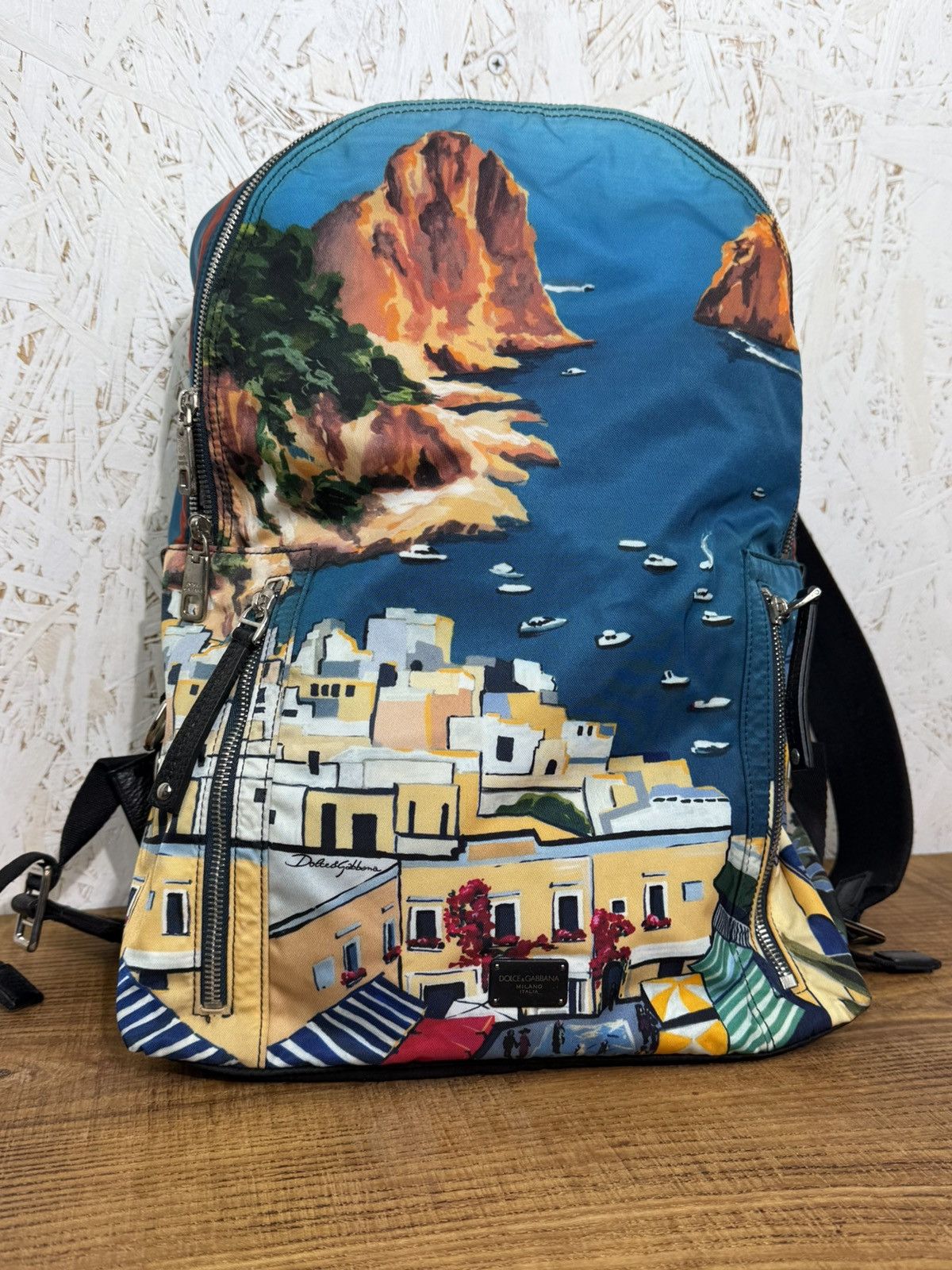 Dolce & Gabbana Dolce & Gabbana Capri L’isola Del Sole Backpack Rucksack Size ONE SIZE - 2 Thumbnail