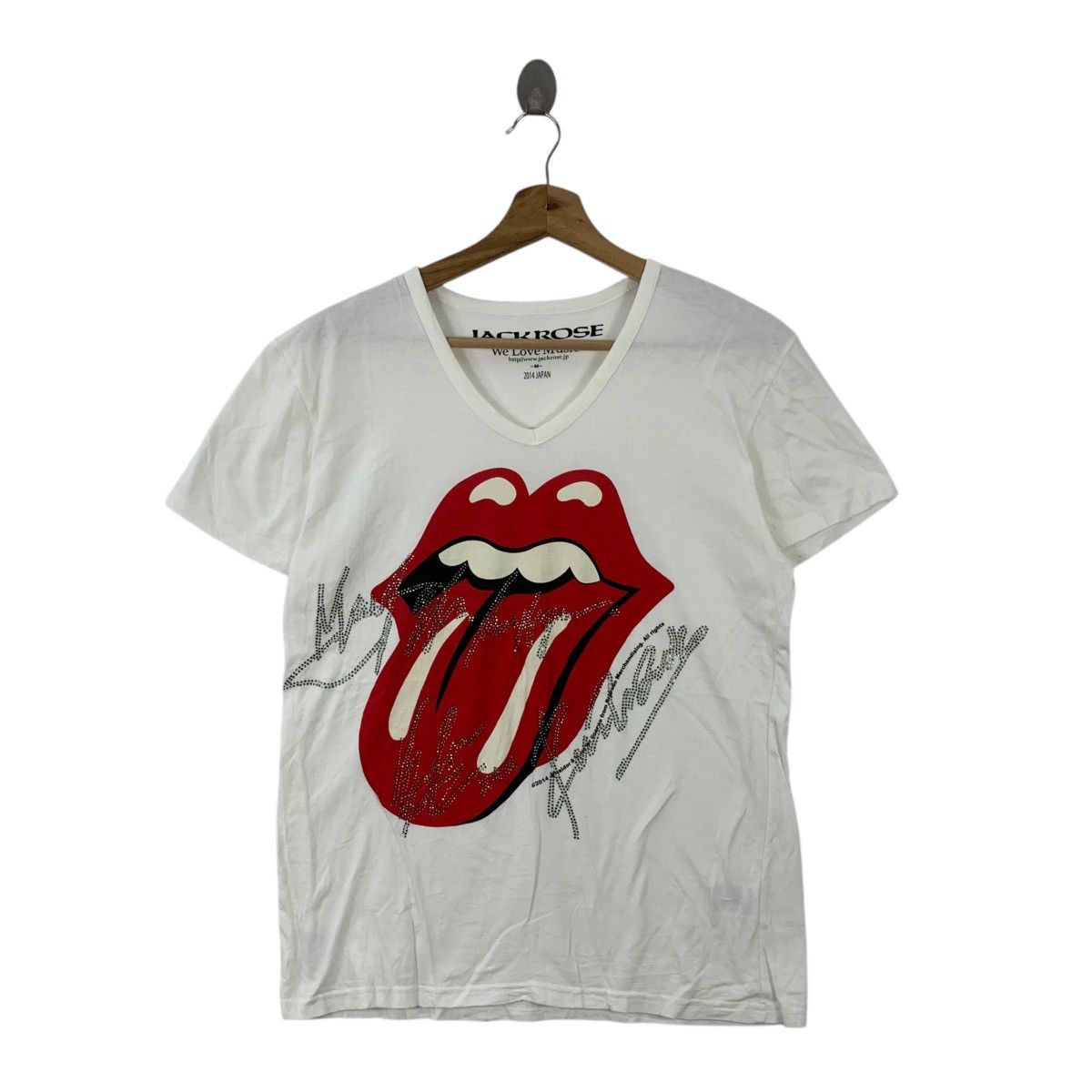 The Rolling Stones JACKROSE x THE ROLLING STONES 2014 Collection Tee Shirt Top Size M / US 6-8 / IT 42-44 - 1 Thumbnail