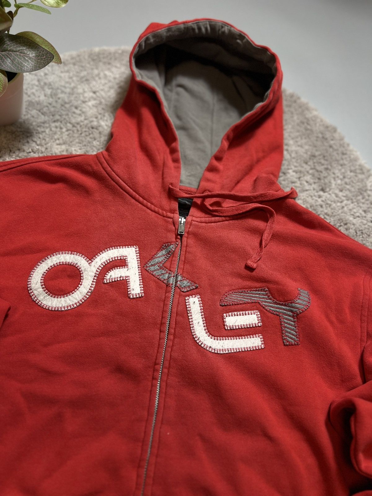 Japanese Brand × Oakley × Vintage Vintage Oakley Zip Up Hoodie Rare Size US M / EU 48-50 / 2 - 3 Thumbnail