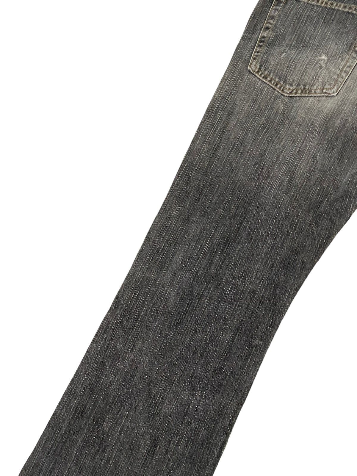 Japanese Brand Flare Jeans Edwin Japan Faded Distress Boot Cut 6🟦2 Size US 31 - 16 Thumbnail