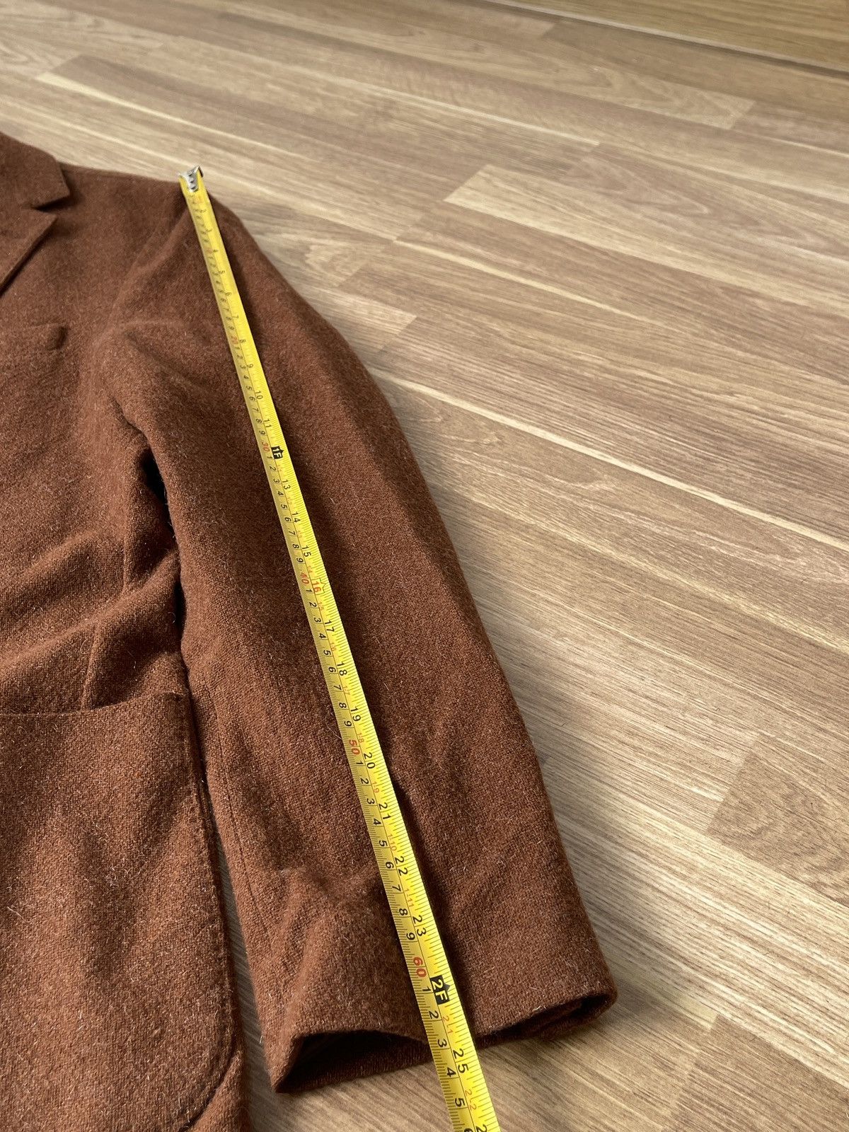 Circolo 1901 Circolo 1901 Men’s Wool Cashmere Brown Sport Blazer Size 52 Size 52S - 14 Thumbnail