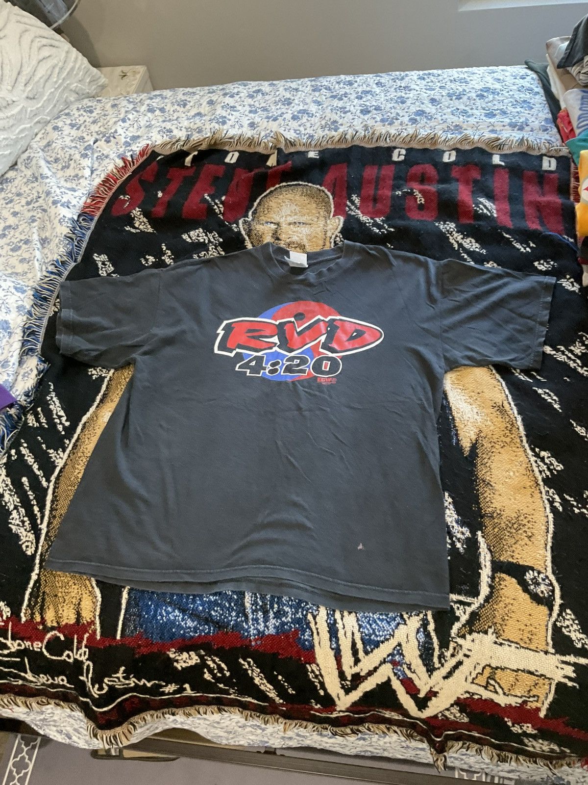 Vintage Vintage rvd ecw shirt xl Size US XL / EU 56 / 4 - 1 Thumbnail