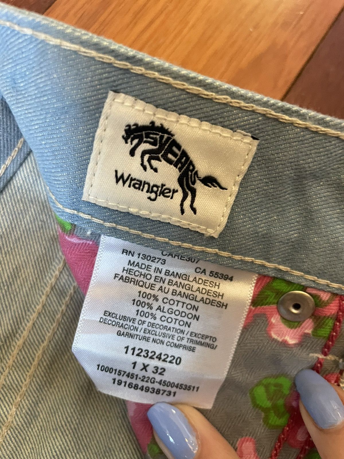 Wrangler Never Worn Baby Blue Bootcut Wrangler Jeans Size 25" / US 0 / IT 36 - 4 Thumbnail