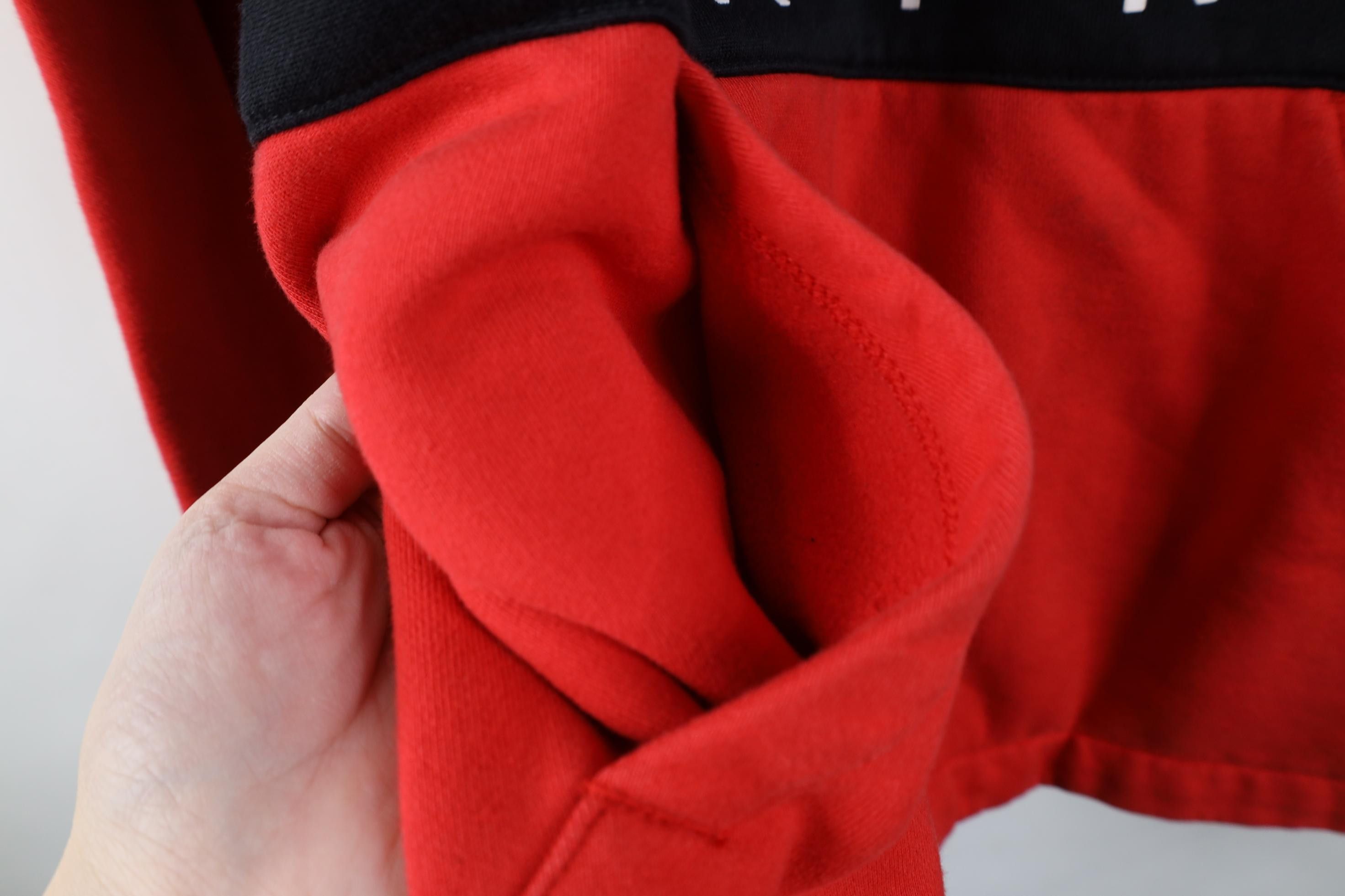 Nike Vintage Y2K Nike Air Block Big Swoosh Hoodie Sweatshirt Red Size US M / EU 48-50 / 2 - 7 Thumbnail