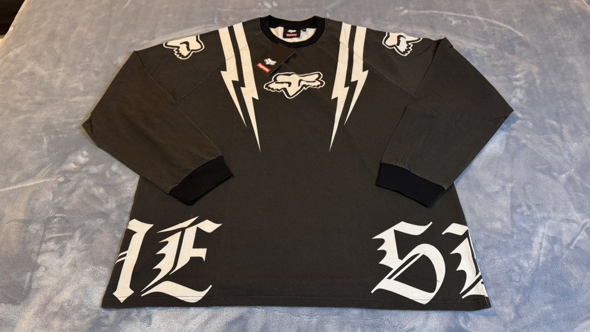 Fox Racing × Supreme Supreme x Fox Racing Jersey Black XXL Size US XXL / EU 58 / 5 - 1 Thumbnail
