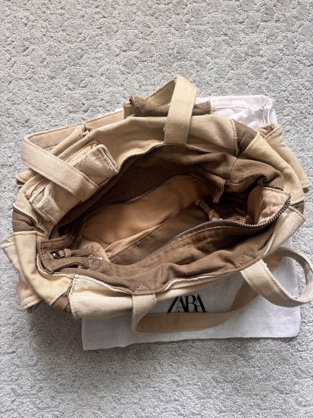 Zara Cargo Shoulder Bag Size ONE SIZE - 3 Thumbnail