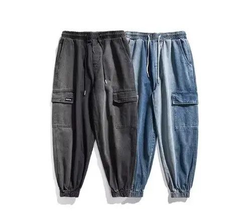 Japanese Brand 21SS Indigo Union Japan Black Denim Faded Jogger Pants Size US 30 / EU 46 - 2 Thumbnail