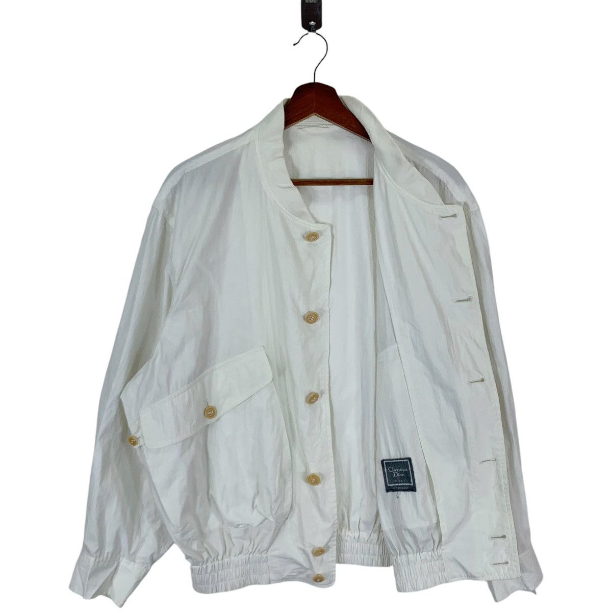 Christian Dior Monsieur 🔥🔥VINTAGE CHRISTIAN DIOR MONSIEUR WHITE BOMBER JACKET Size US M / EU 48-50 / 2 - 5 Thumbnail