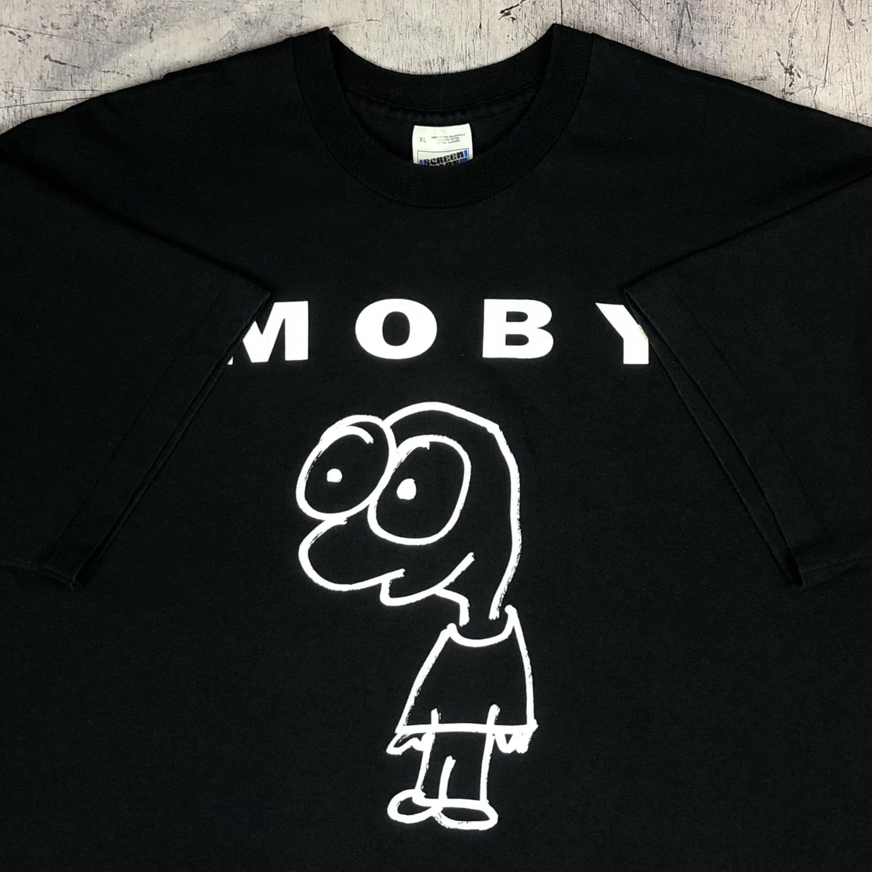 Band Tees 1995 MOBY Everything Is Wrong Single Stitch Vintage Tee Size US XL / EU 56 / 4 - 4 Thumbnail