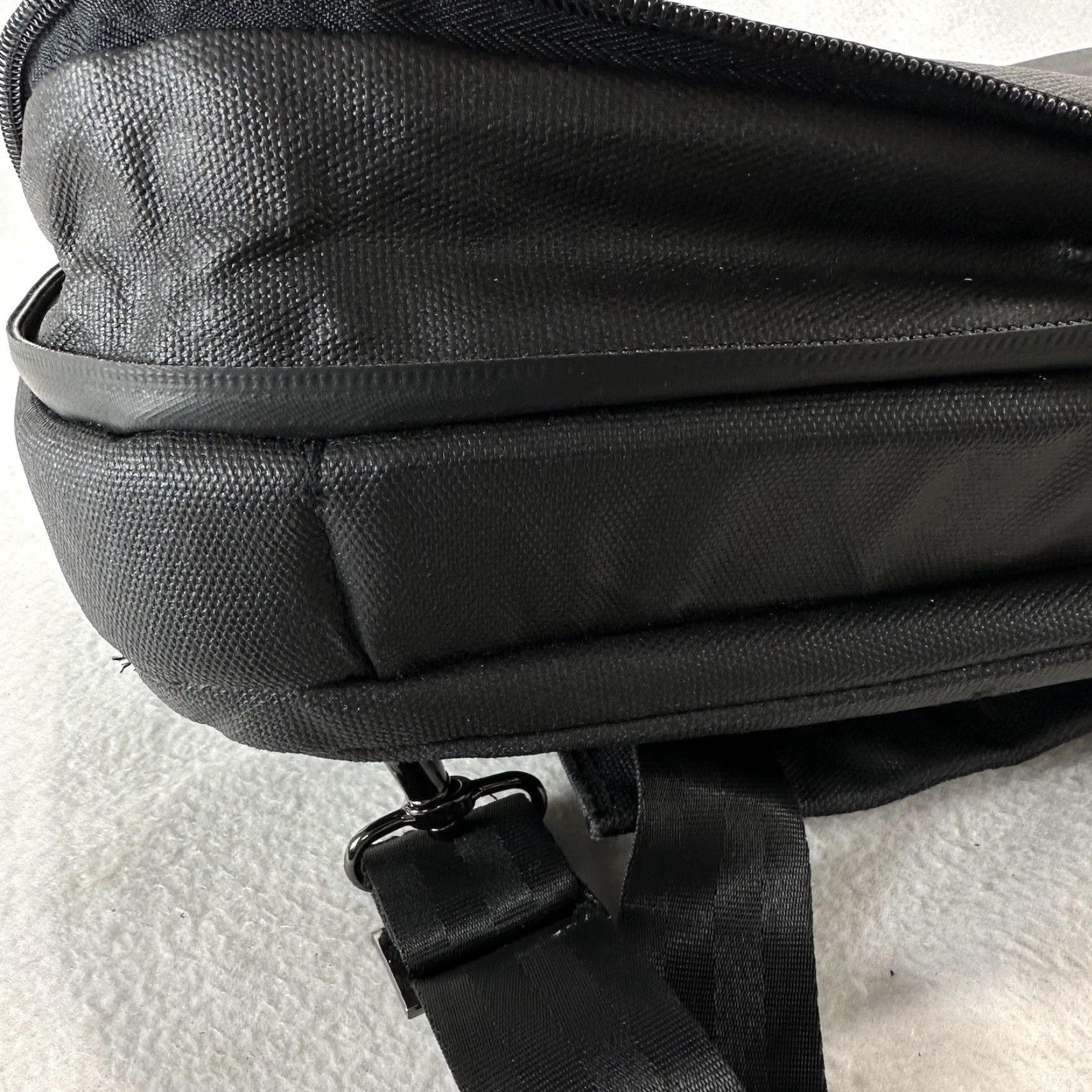 Vintage PHORCE Waterproof Backpack Bag Black Expandable Carry On RARE Unisex Adults Size ONE SIZE - 4 Thumbnail