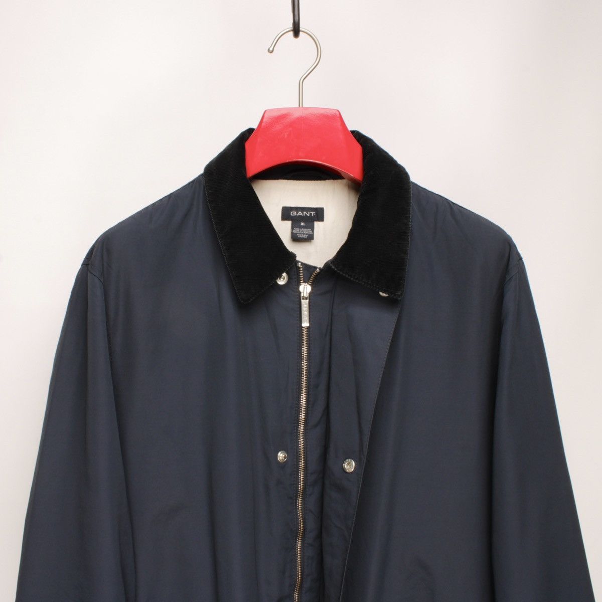 Gant GANT Nylon Full Zip Jacket Dark Blue Size: XL Size US XL / EU 56 / 4 - 9 Thumbnail