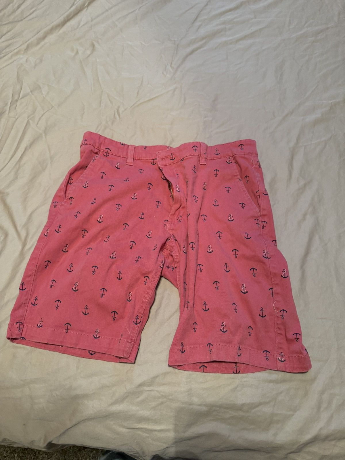 Other Button Up Red Boat Shorts Size US 33 - 1 Thumbnail