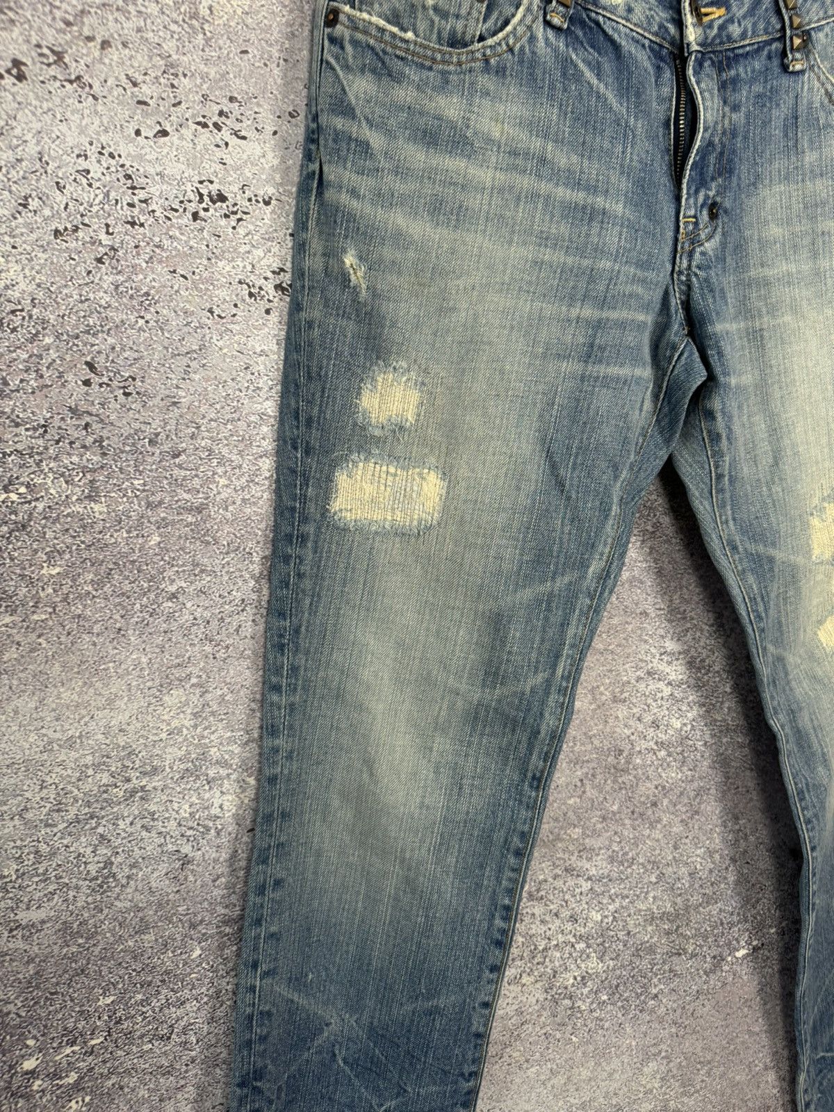 Japanese Brand × Prps × Vintage PRPS JAPAN VINTAGE PURPLE LABEL IMPALA JEANS 30 Distressed Size 30" / US 8 / IT 44 - 6 Thumbnail