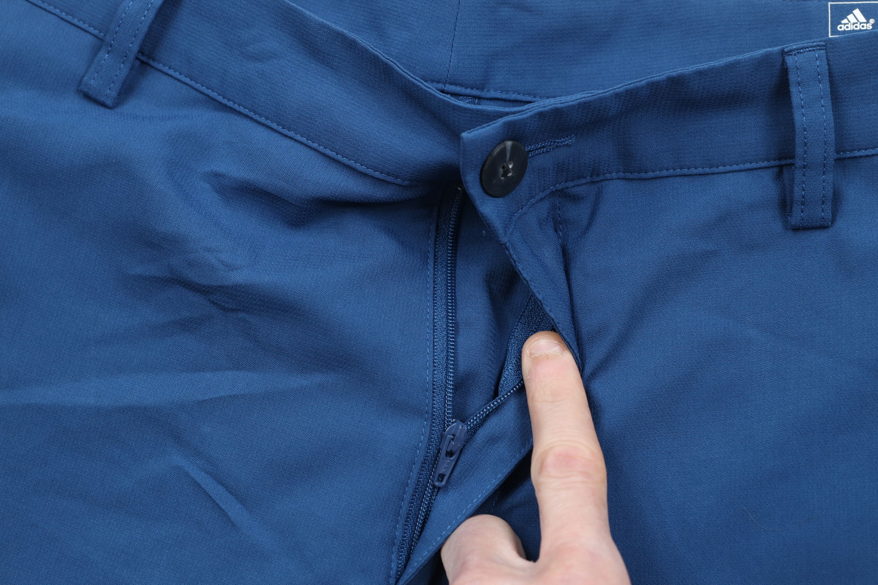 Adidas × Vintage Adidas Golf Adizero Tech Golfing Chino Shorts Blue Polyester Size US 34 / EU 50 - 6 Thumbnail