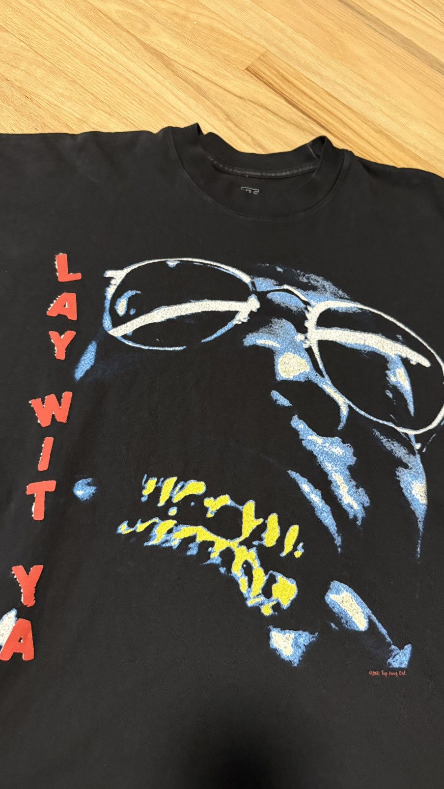 Rap Tees Isaiah Rashad Lay Wit Ya T-Shirt Size US XL / EU 56 / 4 - 2 Thumbnail