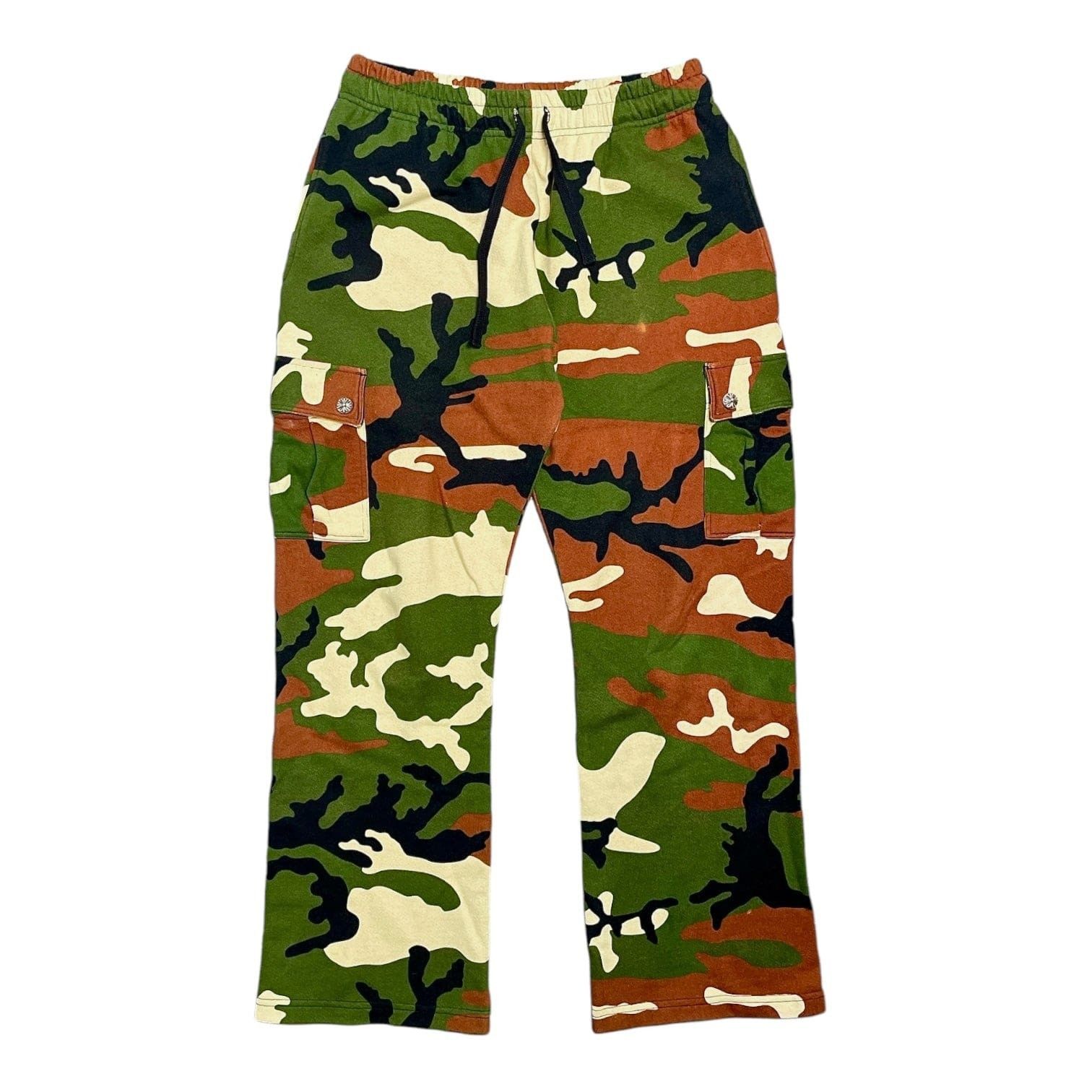 image of Chrome Hearts Matty Boy Caution Sweatpants Camo, Men's (Size 36)