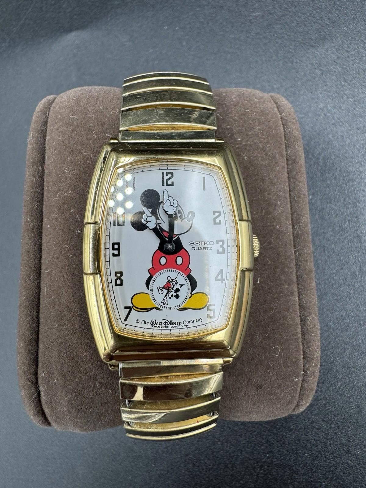 Seiko Seiko 80’s Vintage Mickey Mouse Watch 2K03-5019 Twist-O-Flex Size ONE SIZE - 2 Thumbnail