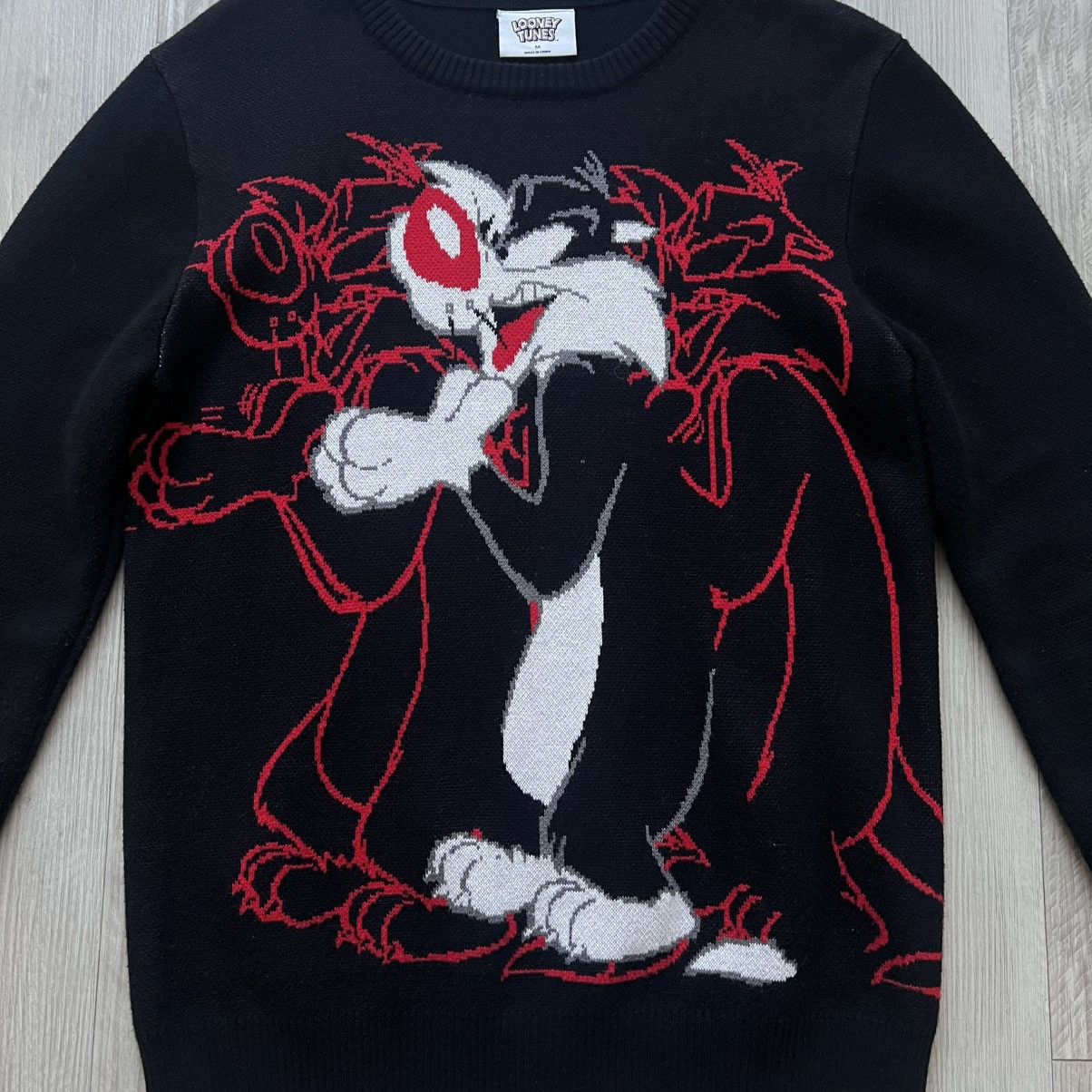 Cartoon Network Looney Tunes Evil Sylvester Sweater Size US M / EU 48-50 / 2 - 3 Thumbnail