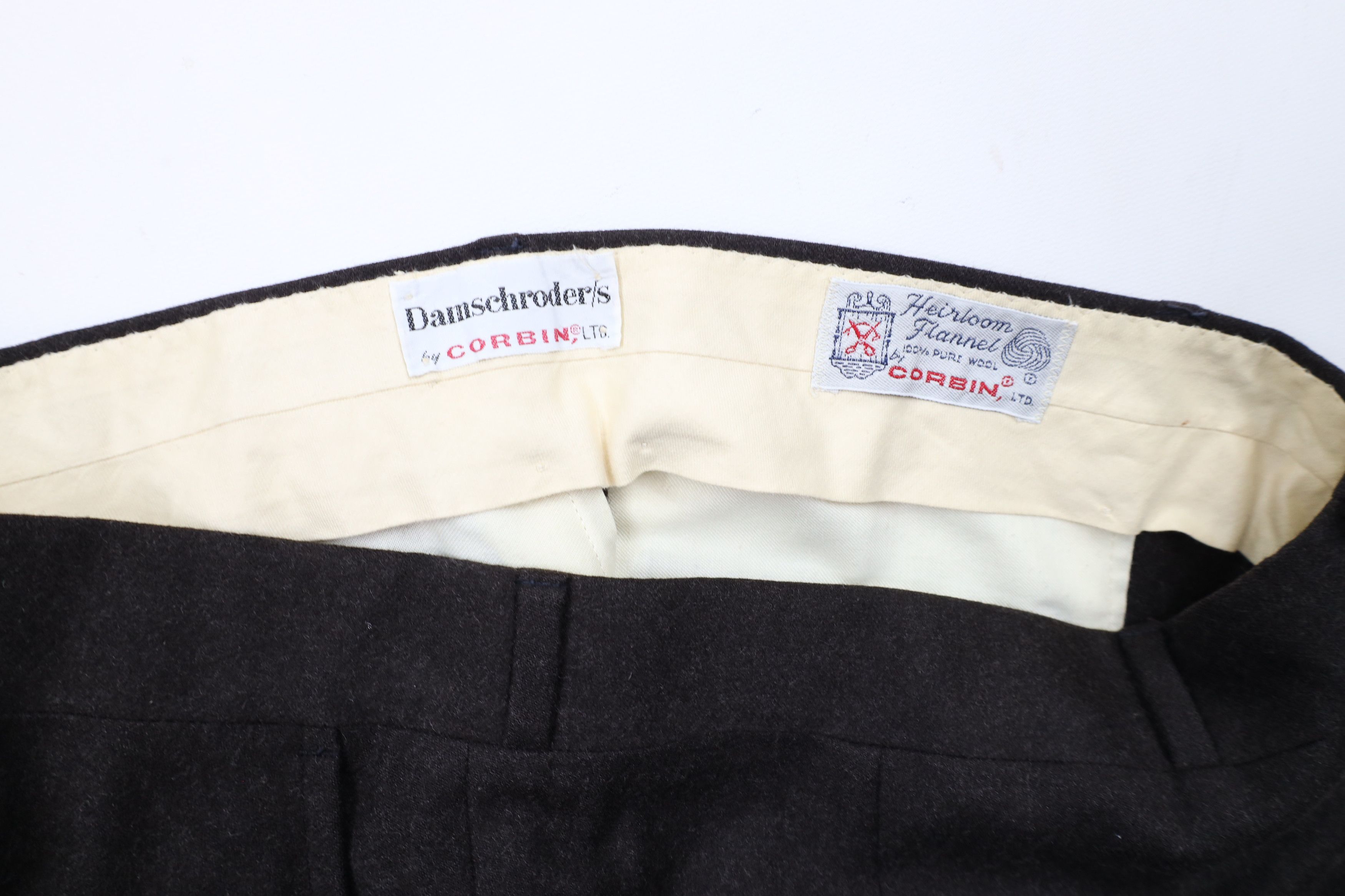 Vintage Vintage 60s 70s Streetwear Wide Leg Chino Pants Brown USA Size US 36 / EU 52 - 5 Thumbnail