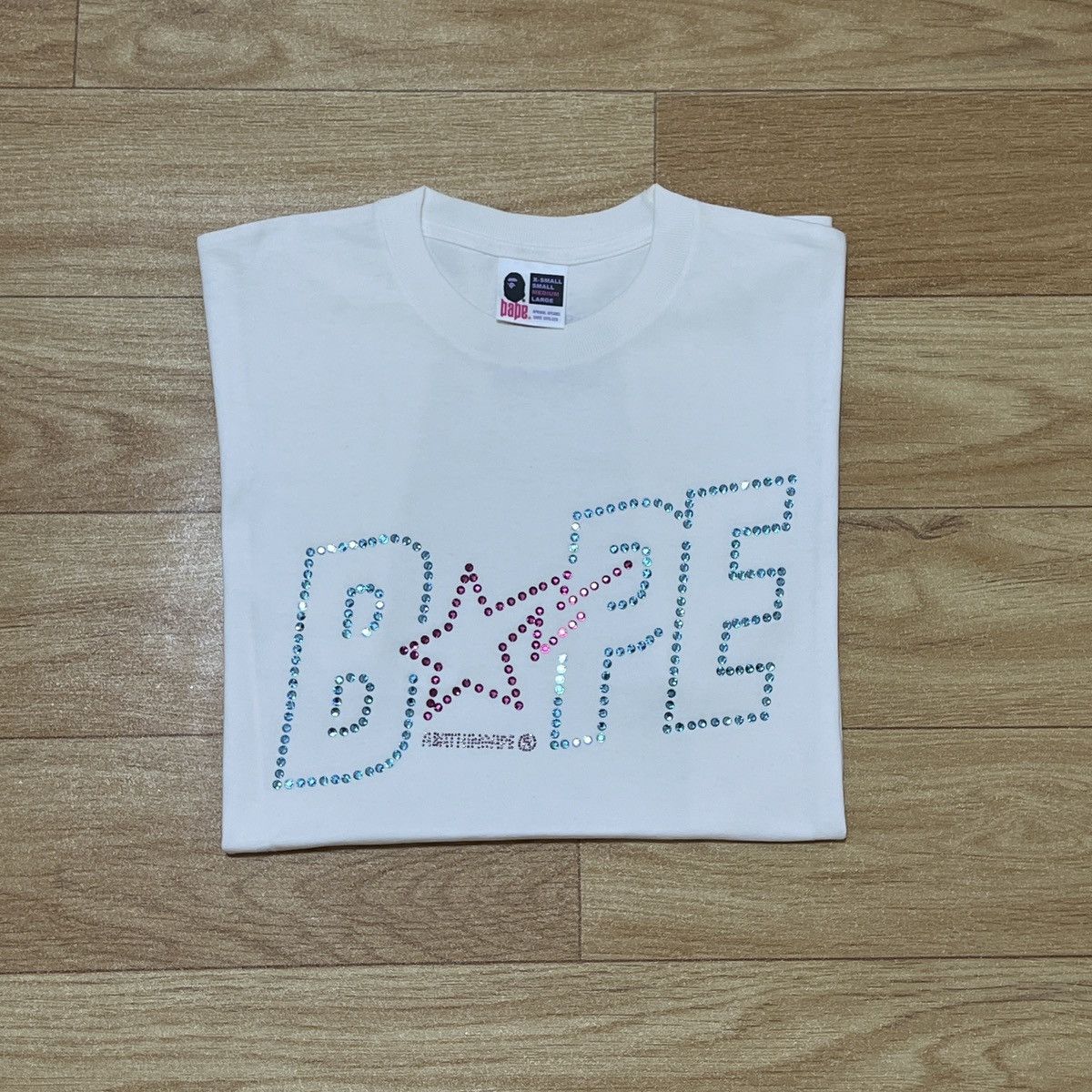 Bape 💥 OG Bape Store Aoyama Exclusive Swarovski Sta Tee 💥 Size US M / EU 48-50 / 2 - 1 Thumbnail