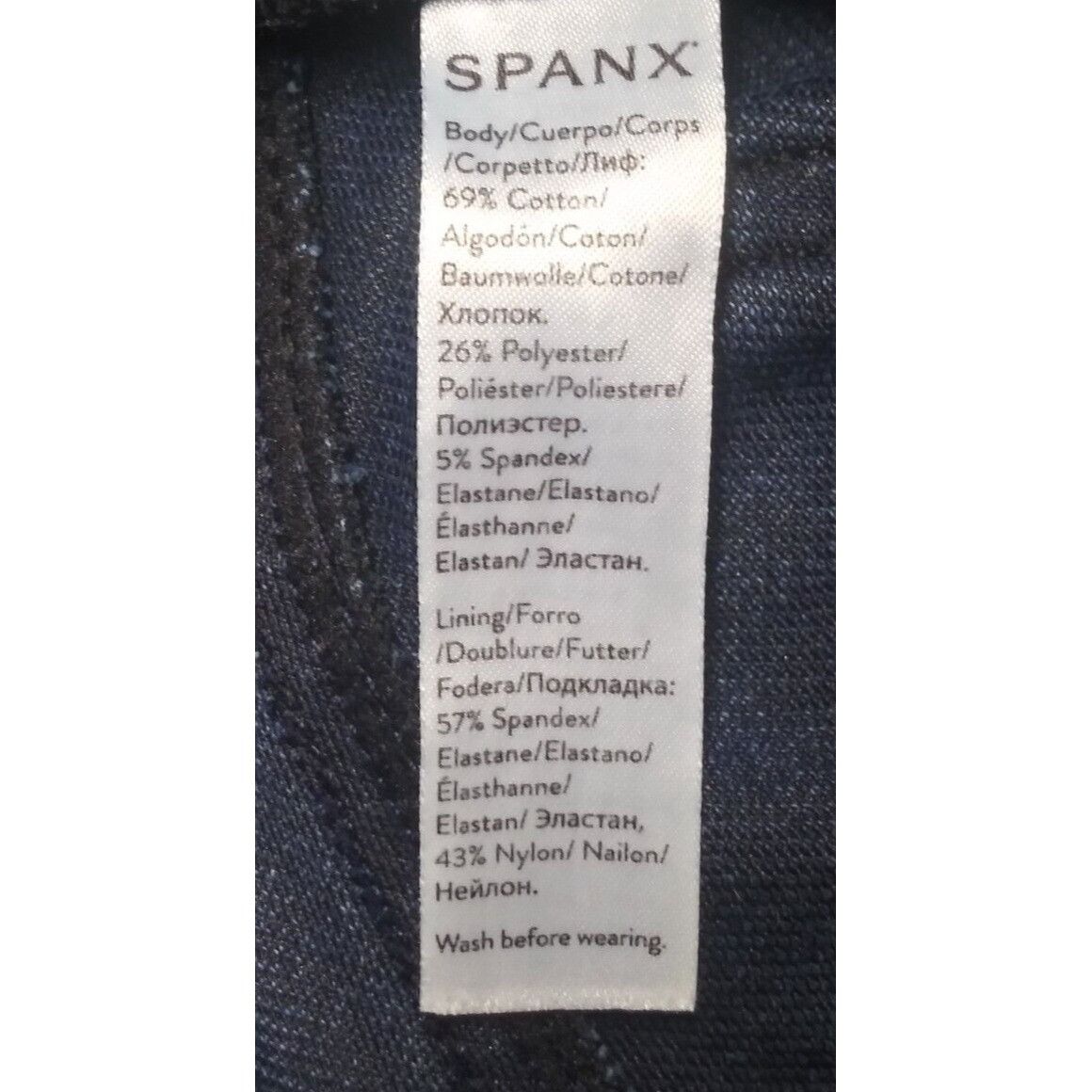 Spanx Spanx Jean-ish Dark Indigo Blue 20048R Pull-On Soft Jegging Size 28" / US 6 / IT 42 - 9 Thumbnail