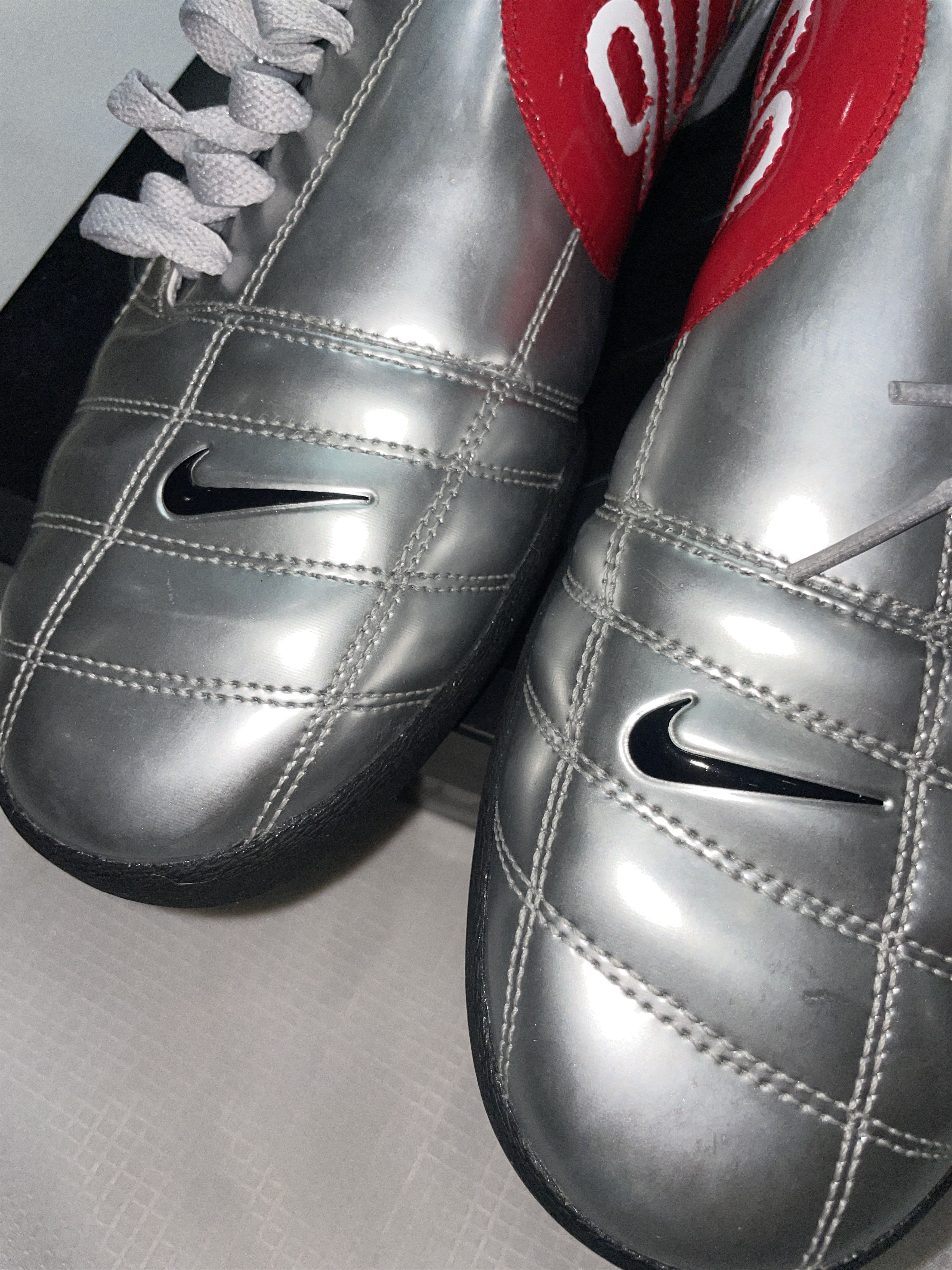 Nike Nike Total 90 3 SP Metallic Silver Red Size 11.5 Size US 11.5 / EU 44-45 - 8 Thumbnail