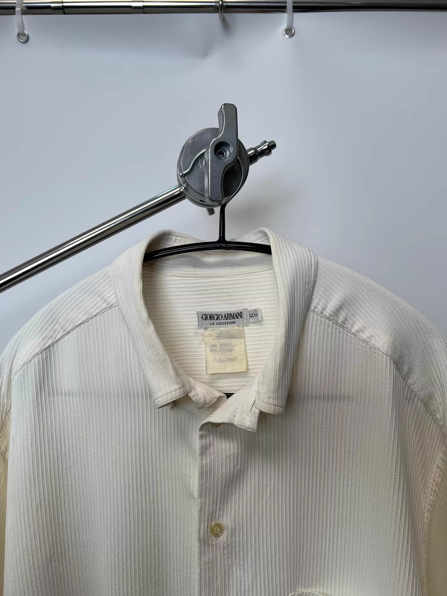 Giorgio Armani Giorgio Armani 00s Oversized Pleated Shirt Size US XXL / EU 58 / 5 - 3 Thumbnail