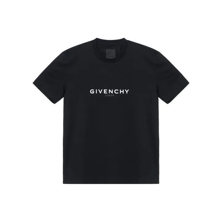 Givenchy Givenchy Givenchy SS21 Reversible Logo Black TShirt -2507 Size US S / EU 44-46 / 1 - 1 Thumbnail