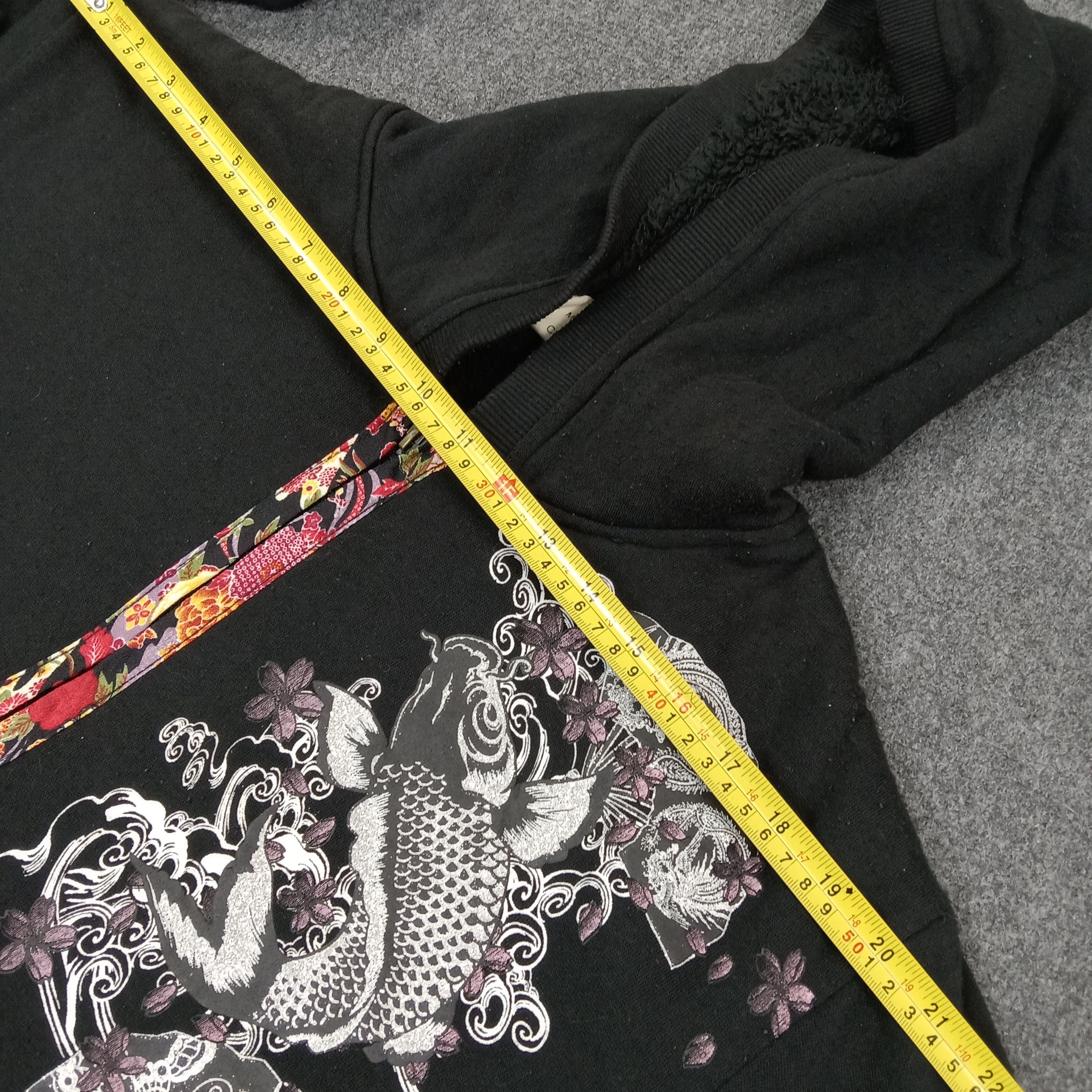 Japanese Brand Sukajan Souvenir Japanese Brand Koi Art Hoodies C237N8 Size US L / EU 52-54 / 3 - 7 Thumbnail